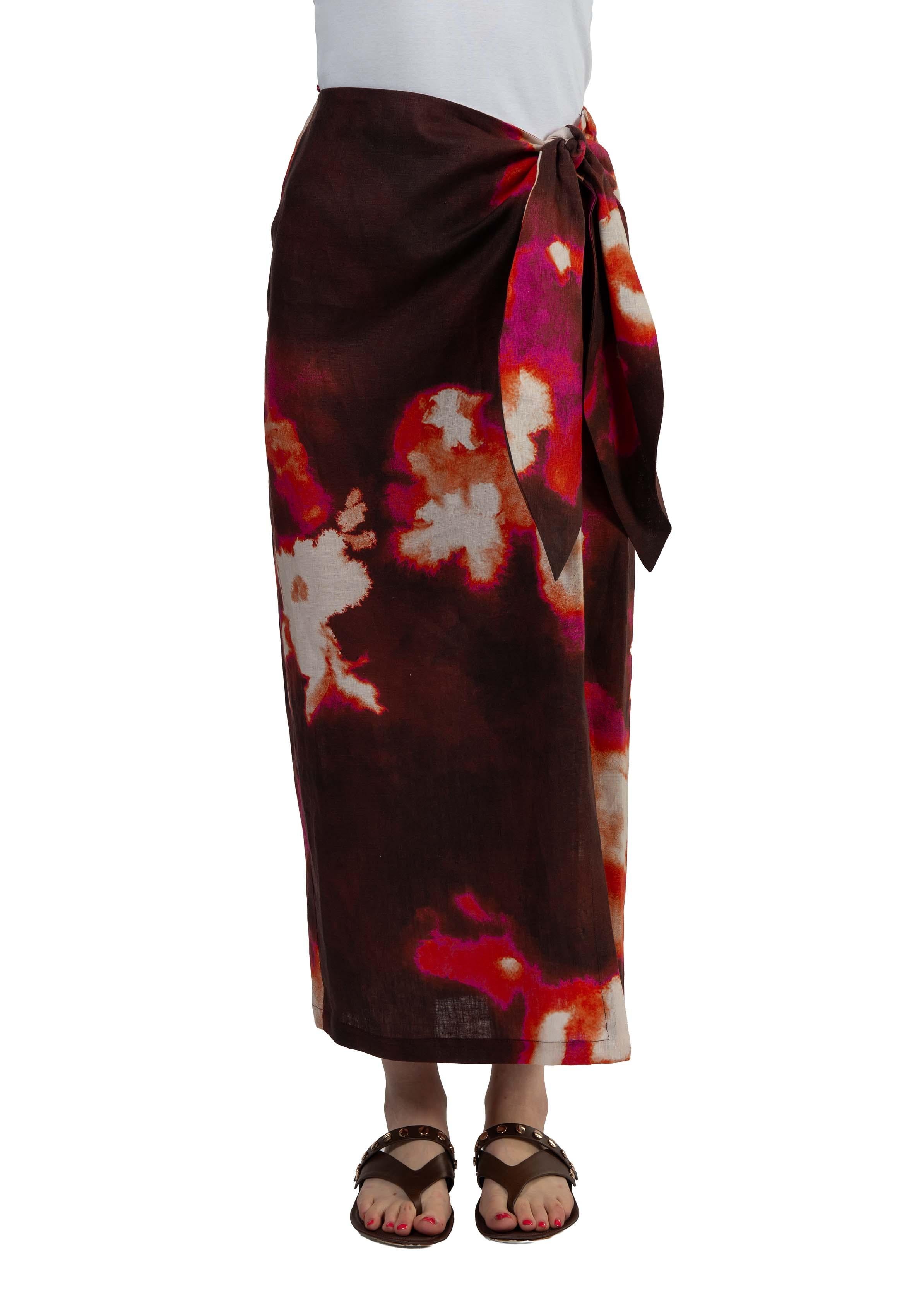 Gonna lunga Erin ERIN L6SL75 BORDEAUUX LIVIANA CONTI 