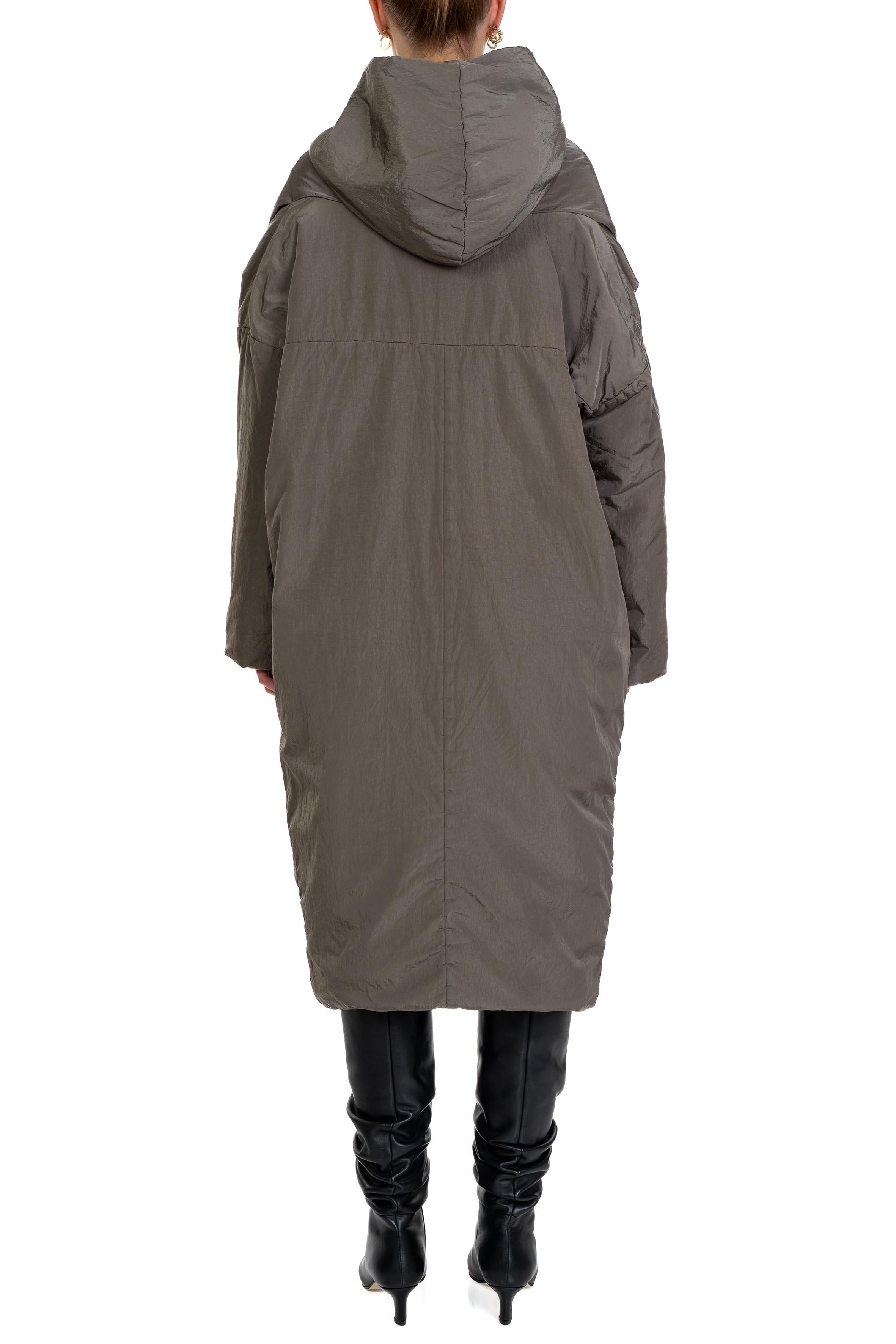 Piumino maxi S459 S459 MAXI MARRON GLACE KImonorain 