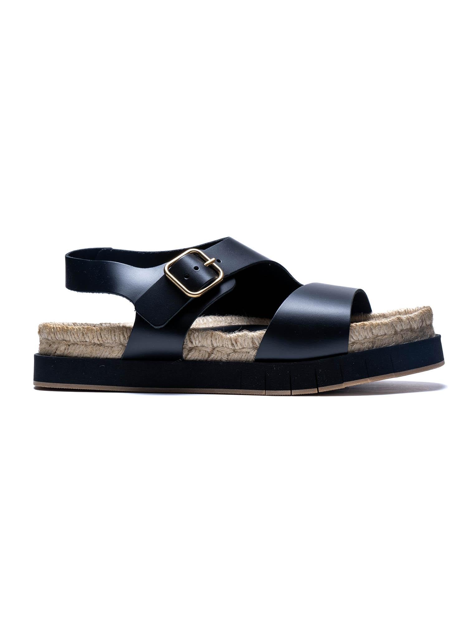 Sandalo Viola 27-3801 VIOLA 01 BLACK PALOMITAS 
