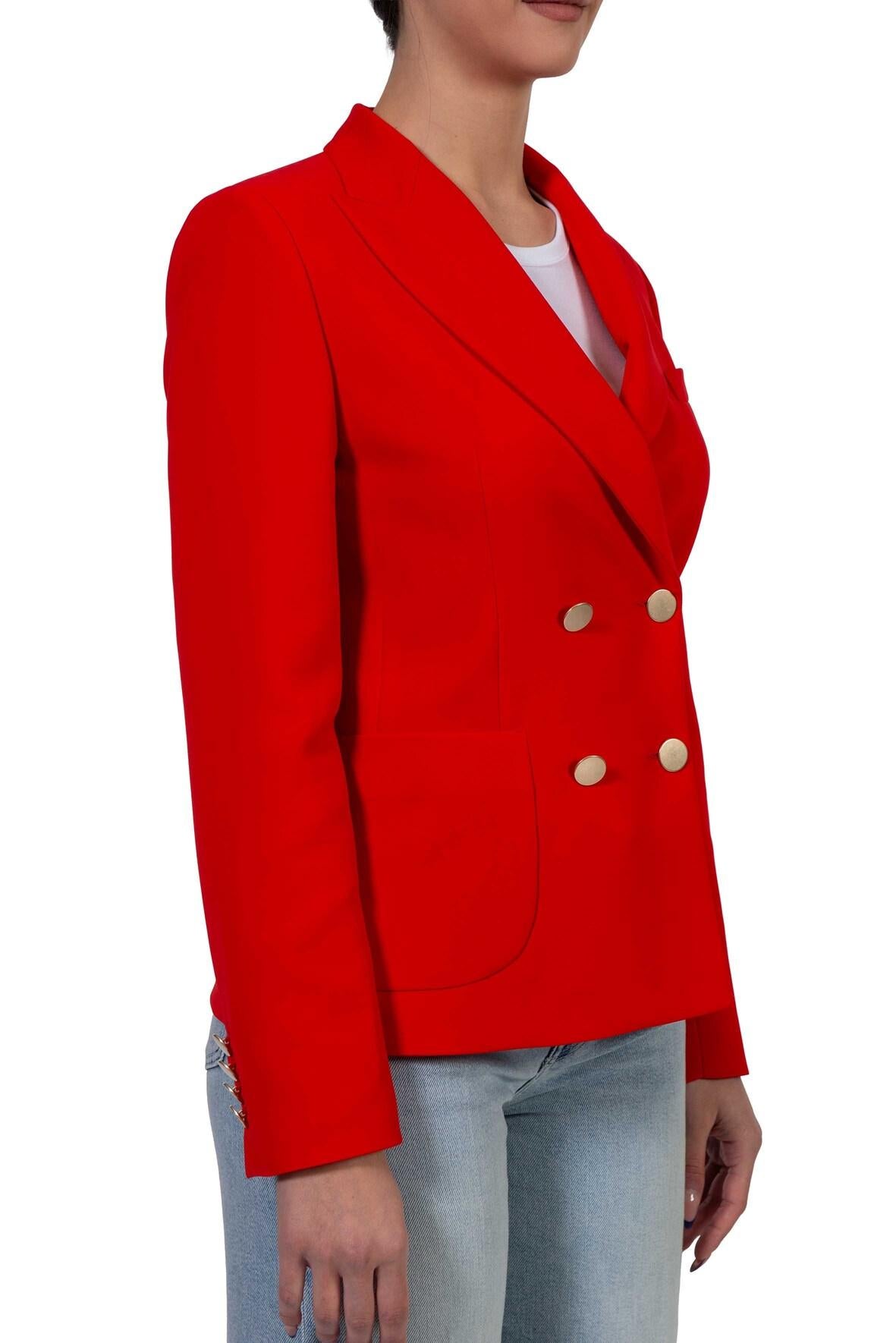 Giacca doppio petto rossa 4821 2531 ROSSO ALICE MILLER 