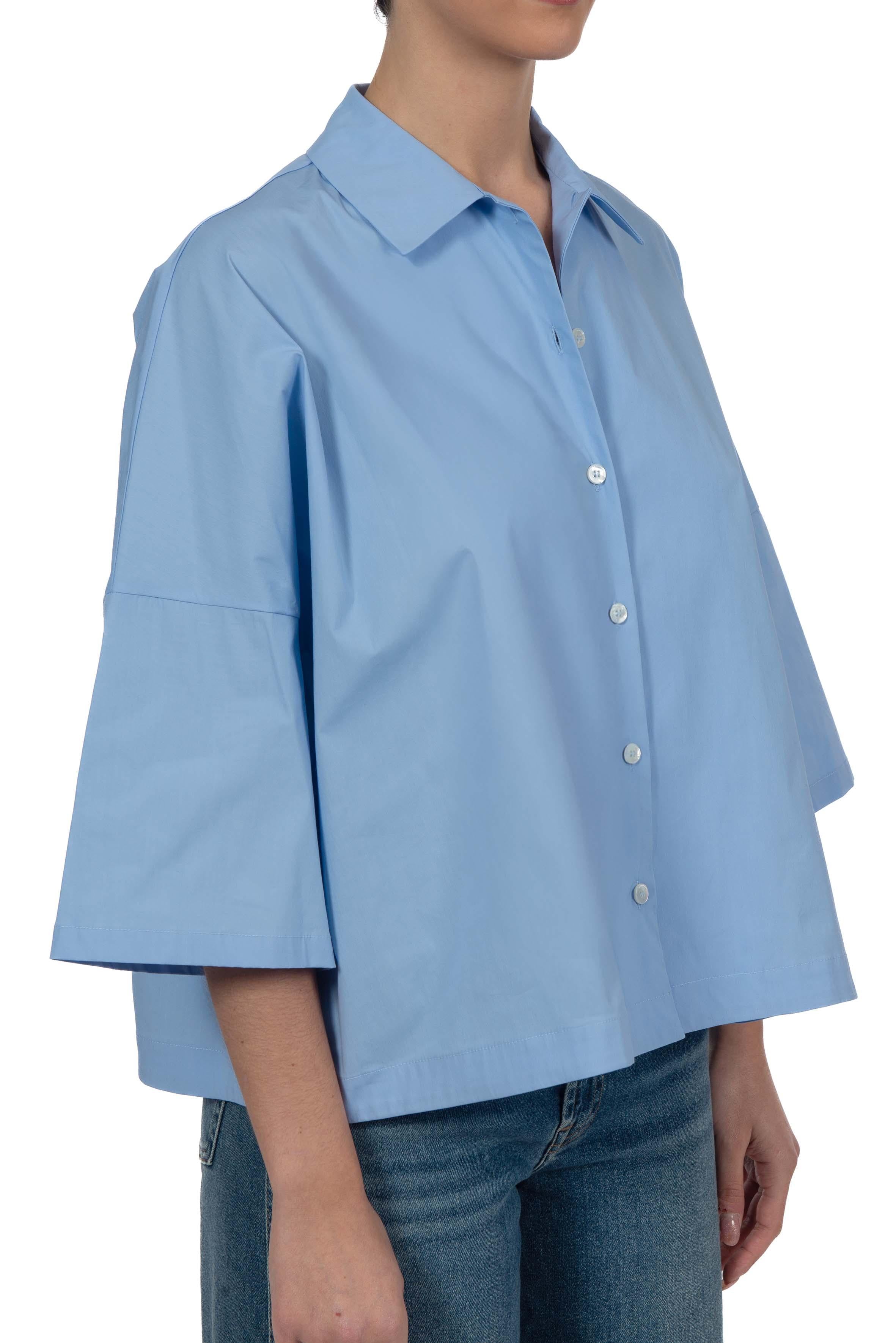 Camicia Flora color Fiordaliso FLORA F6SK22 FIORDALISO LIVIANA CONTI 