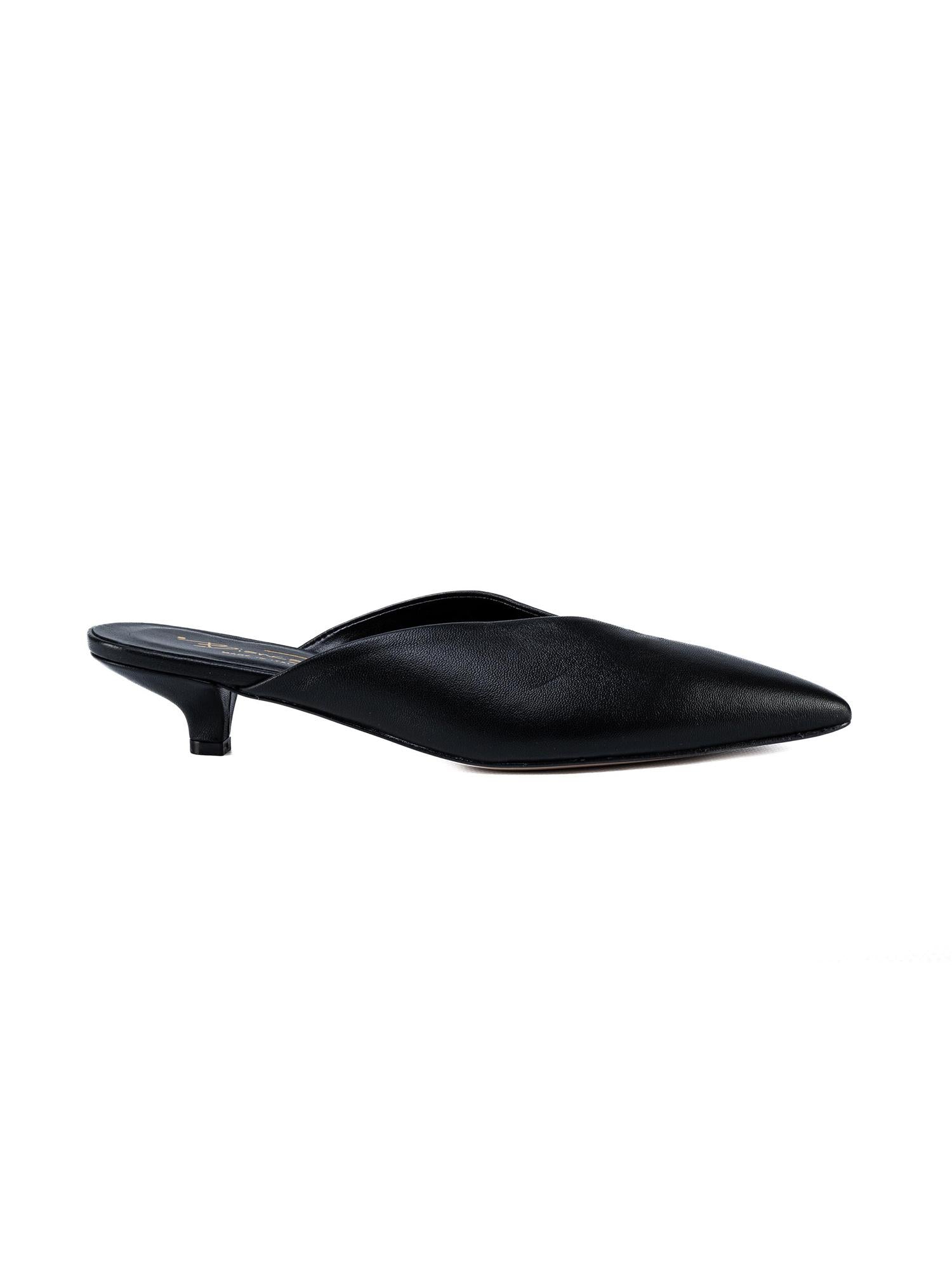 Scarpa mules nappa Q02466 N BIANCA DI 