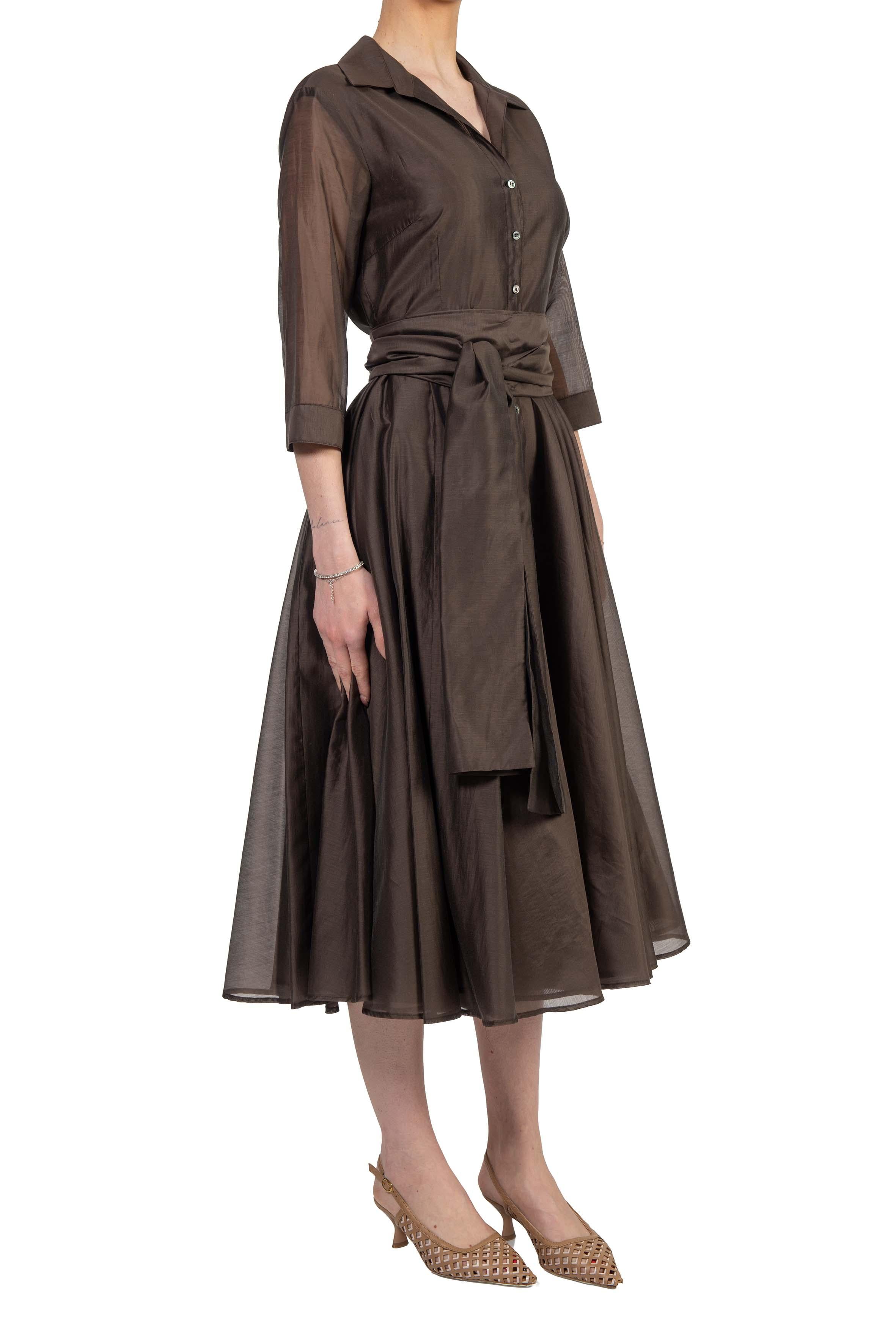 Abito chemisier a ruota testa di moro 3117 4281 MOKA ALICE MILLER 