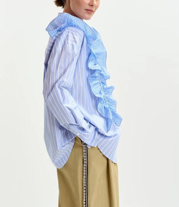 Camicia Ibody con rounge IBODY BLUE ESSENTIEL ANTWERP 