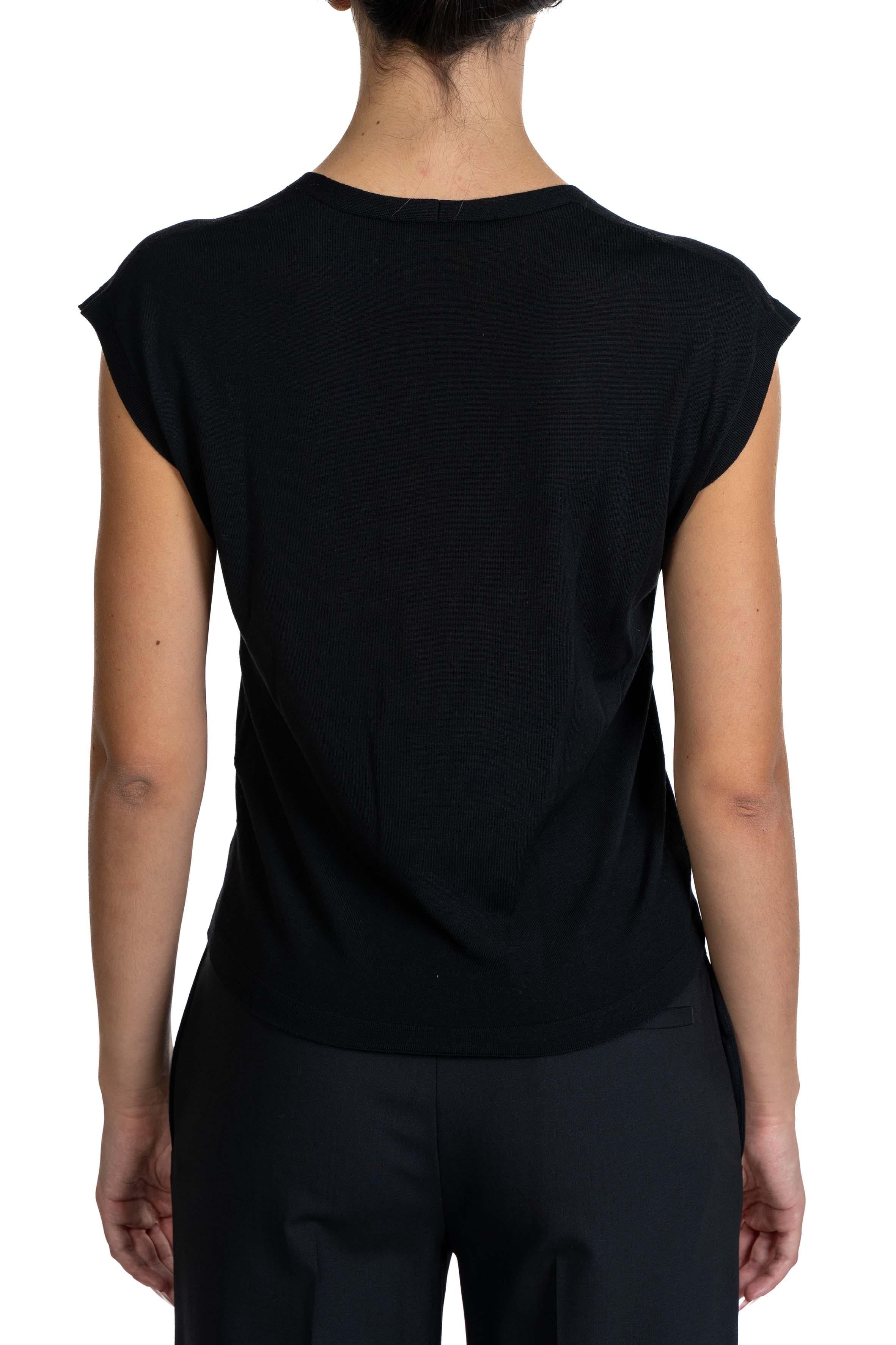 Gilet Cubano nero CUBANO 011 MAX MARA 