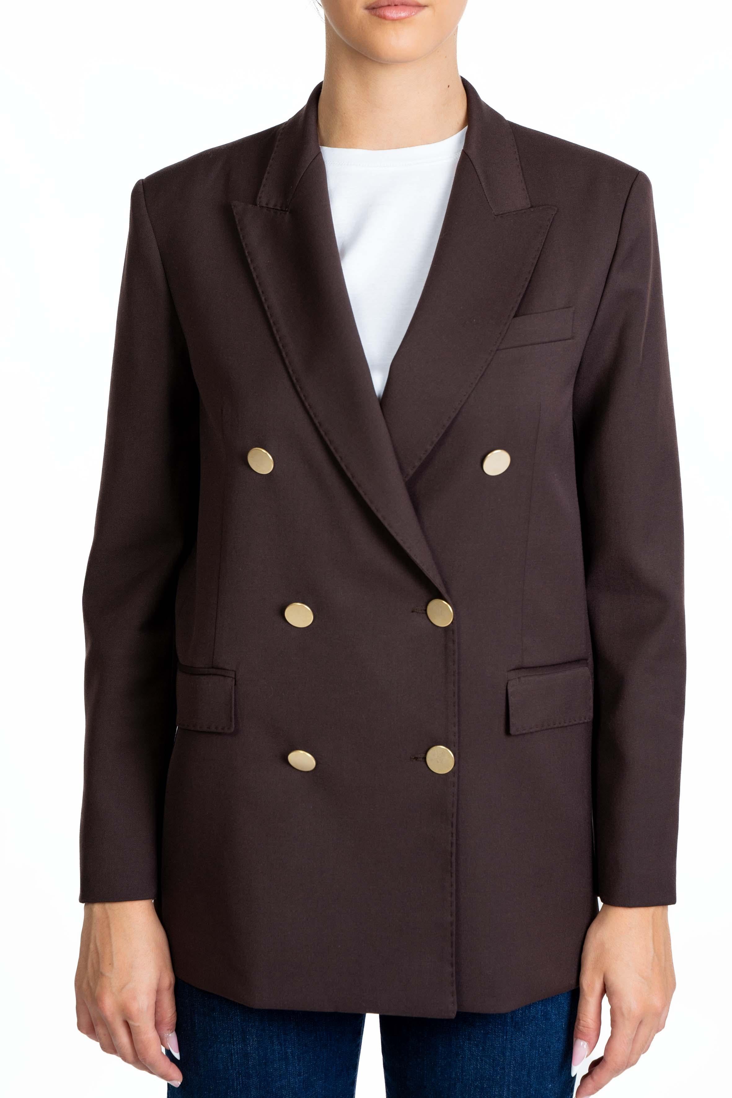 Giacca over bottoni oro 4731 4731 4338 MORO ALICE MILLER 