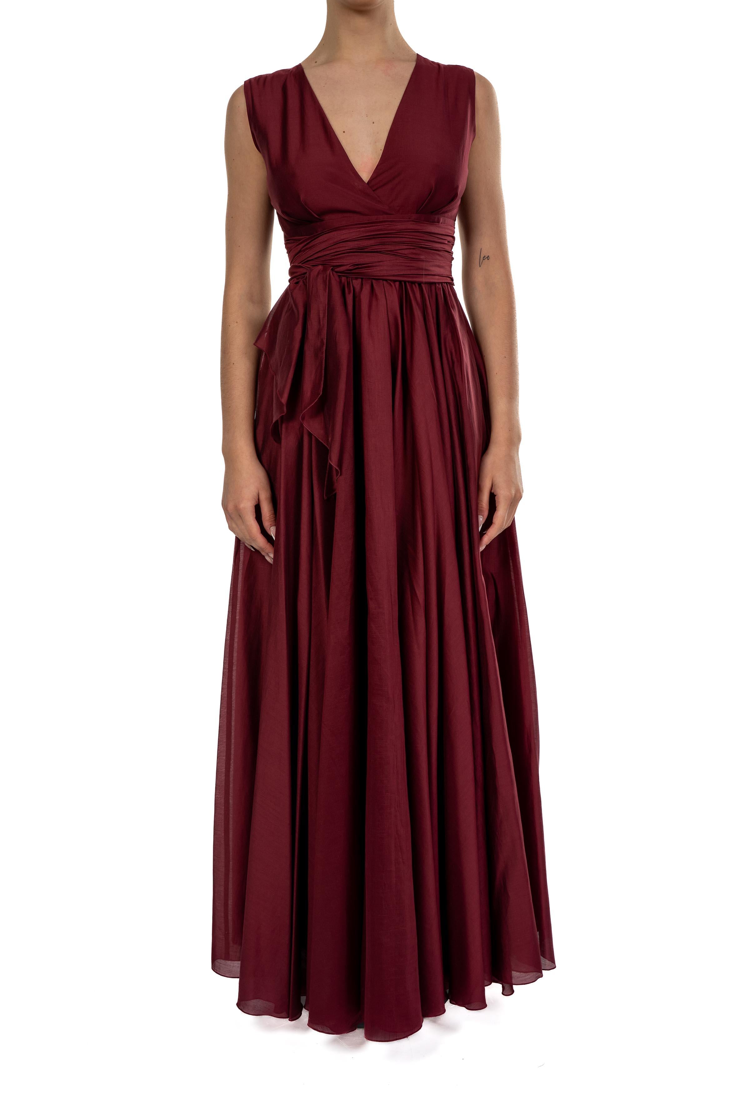 Abito lungo 4526 4281 BORDO ALICE MILLER 