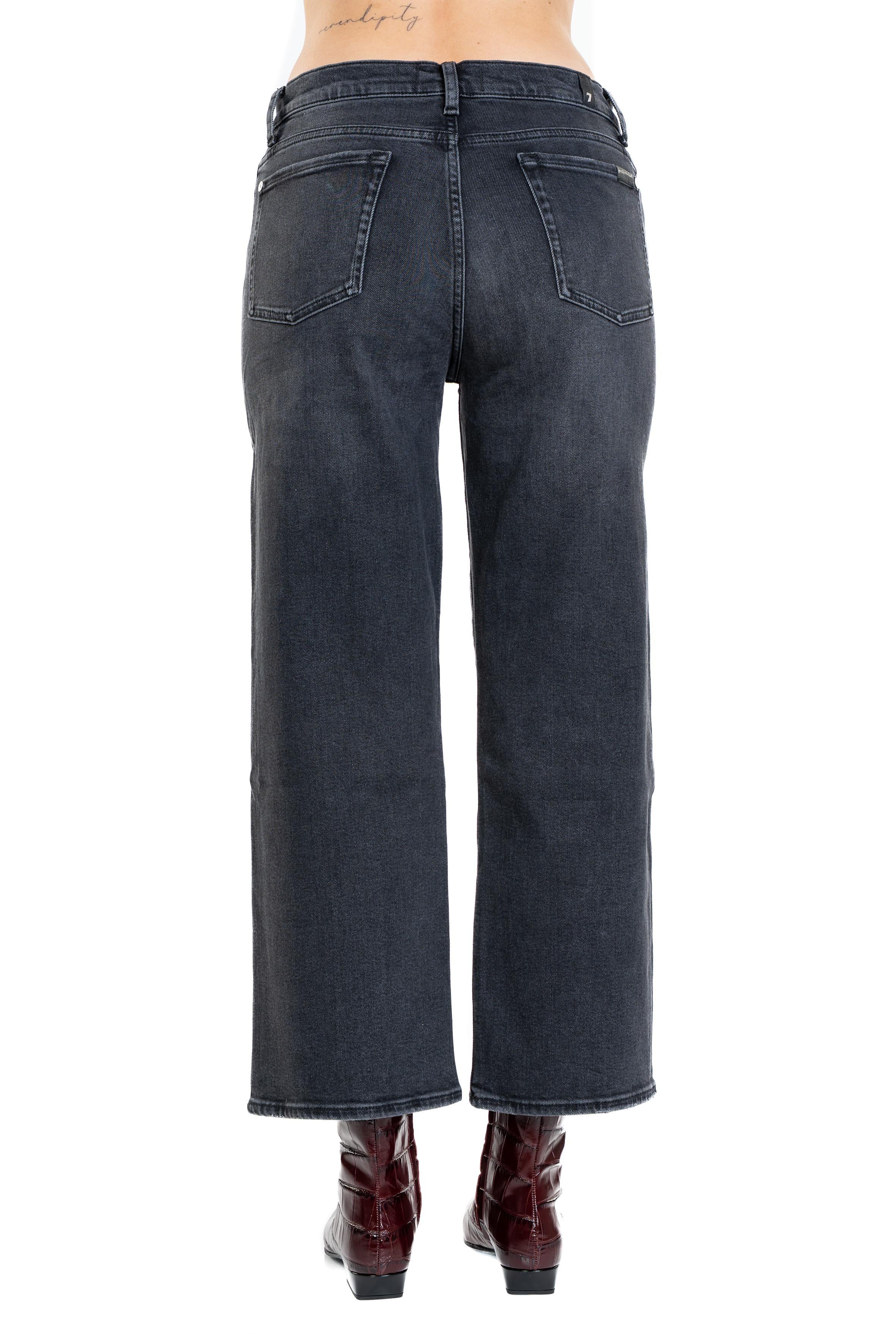 Jaans Cropped AlexaJ CROPPED ALEXA BLACK 7 FOR ALL MANKIND 