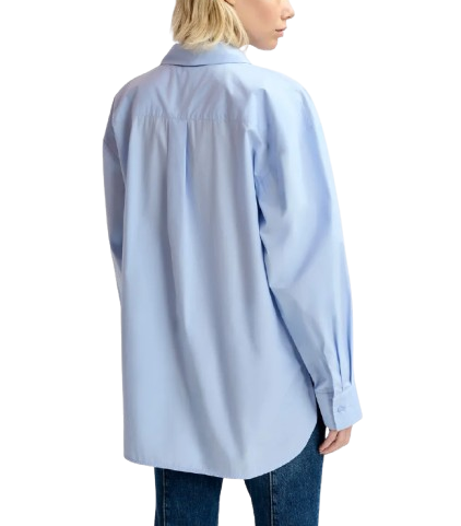 Camicia Get in cotone azzurro GET EMBELLISHED C ESSENTIEL ANTWERP 
