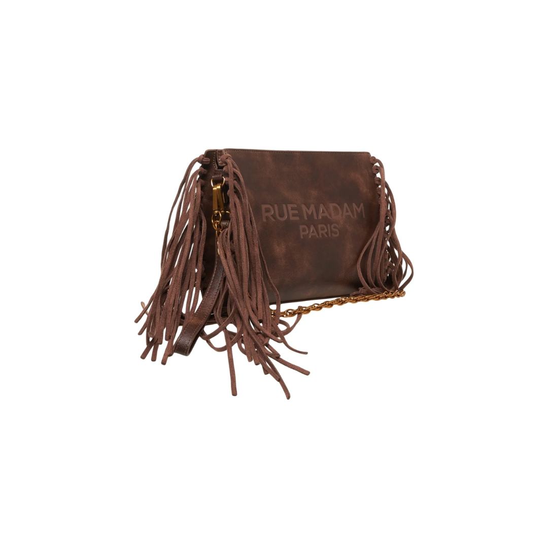 Texas clutch TEXAS CLUTCH BROWN RUE MADAM 