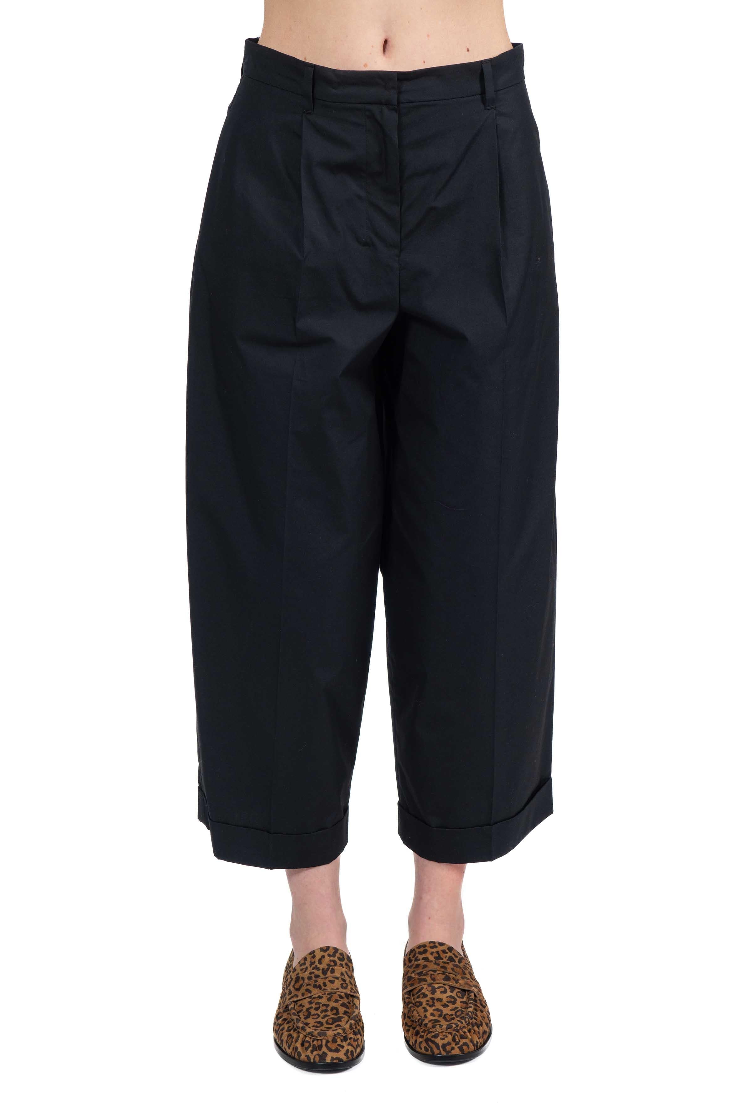 Pantalone Danza in cotone nero DANZA 043 MAX MARA 