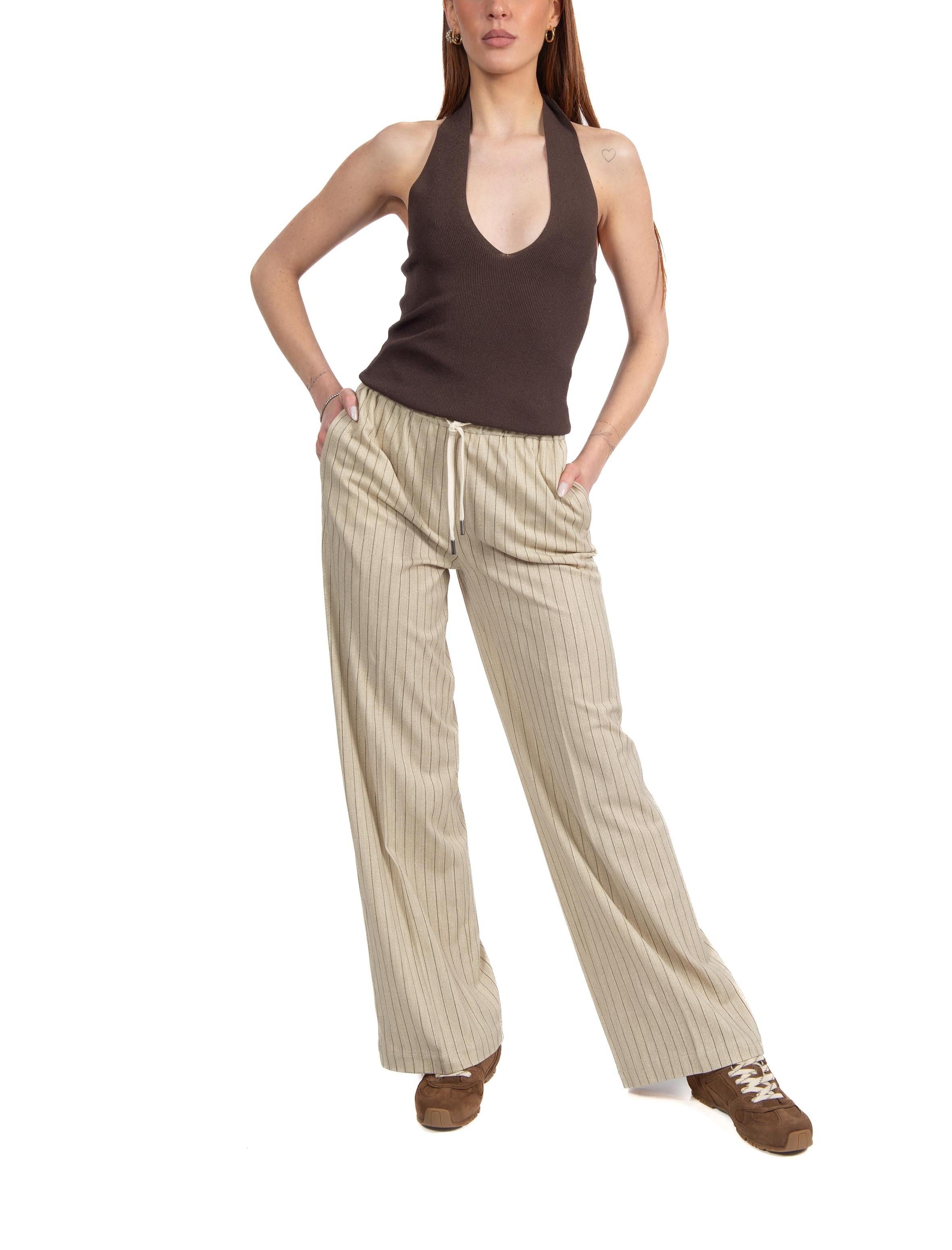 Top scollo incrocio 43350 nocciola 43350 NOCCIOLA FEDERICA TOSI 