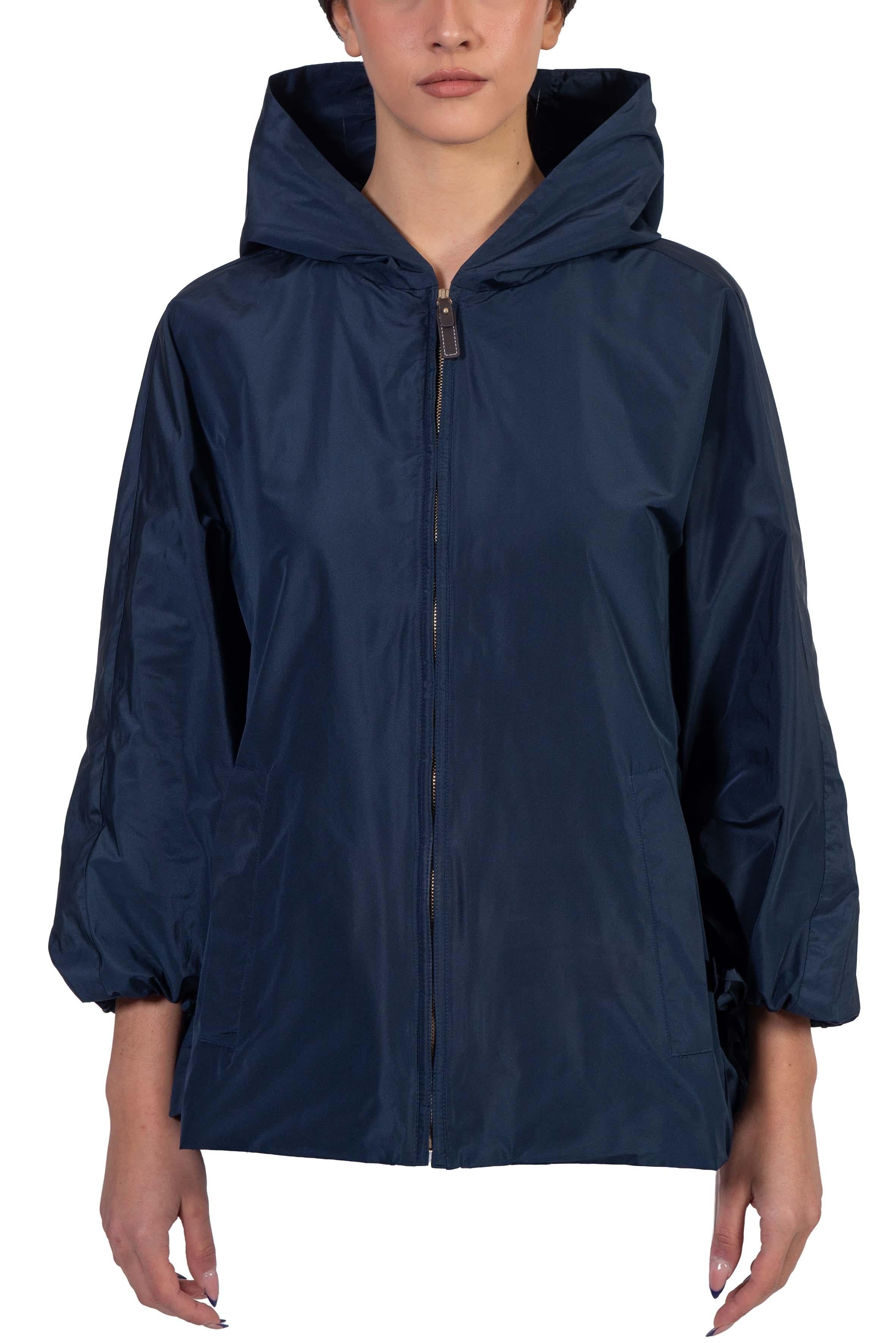 Giacca in taffetà antigoccia blu Pantone PANTONE 008 MAX MARA 