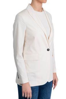 Giacca in jersey di cotone panna FD3409 001 panna CIRCOLO 