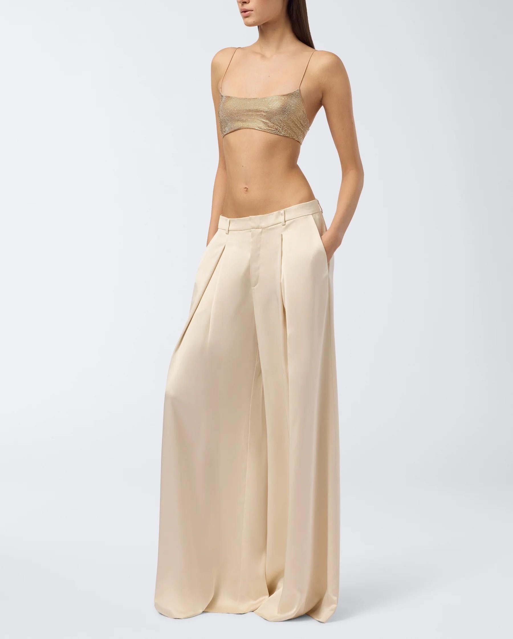 Top con cristalli INGA CRYSTAL NUDE ANDAMANE 