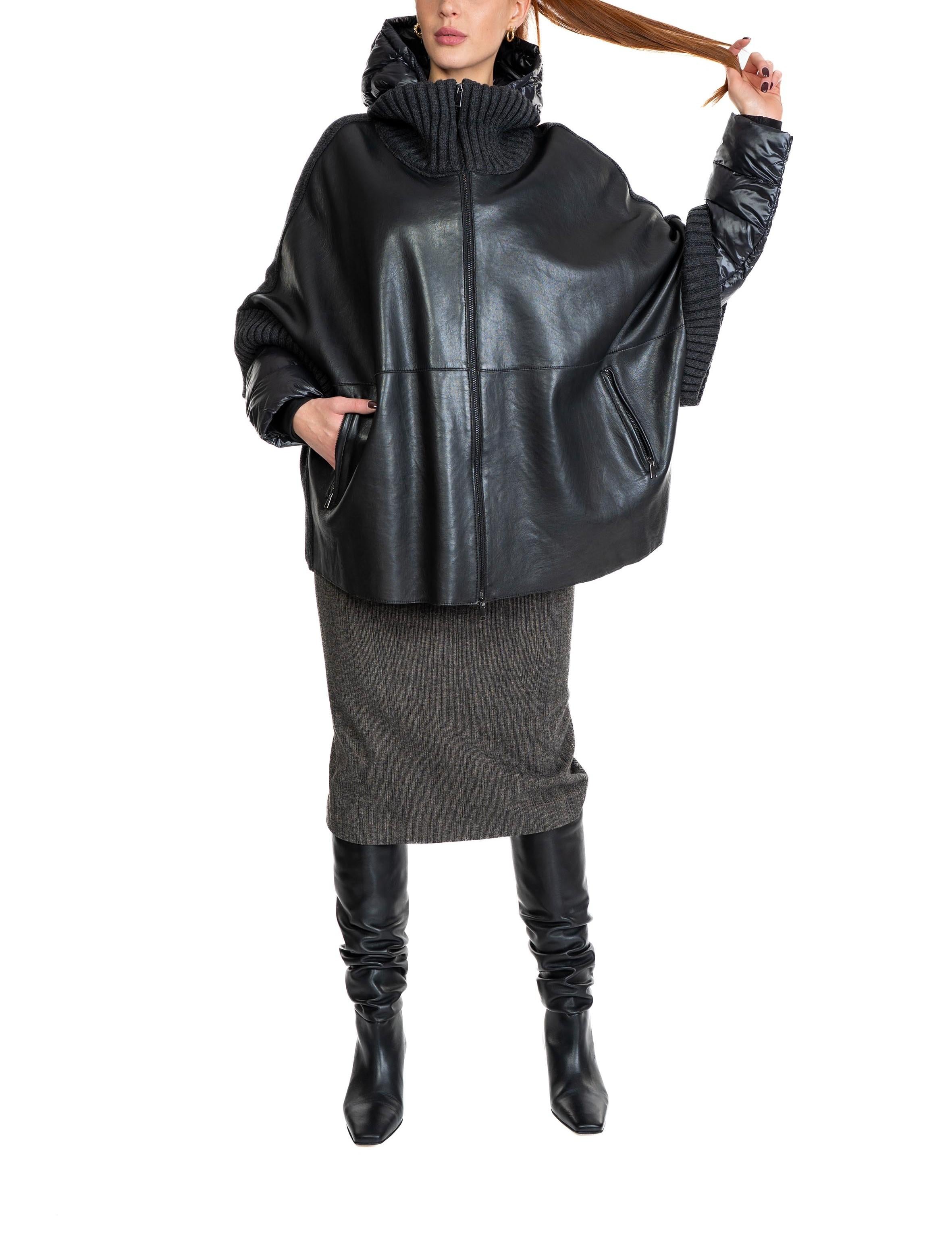 Giaccone in pelle Lavinia LAVINIA BLACK THE JACKIE LEATHERS 