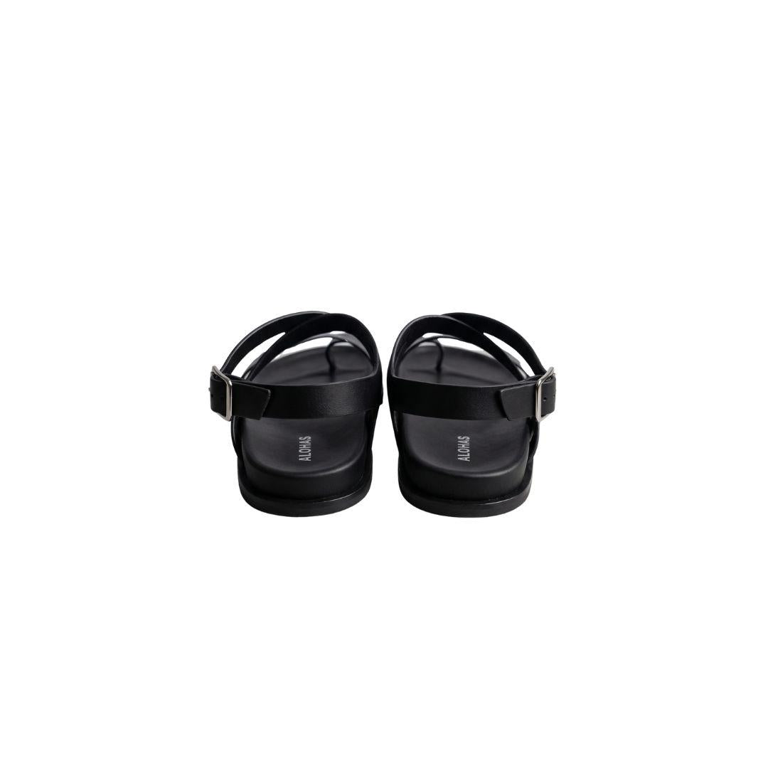 Sandalo con fasce nero TIDE BLACK ALOHAS 