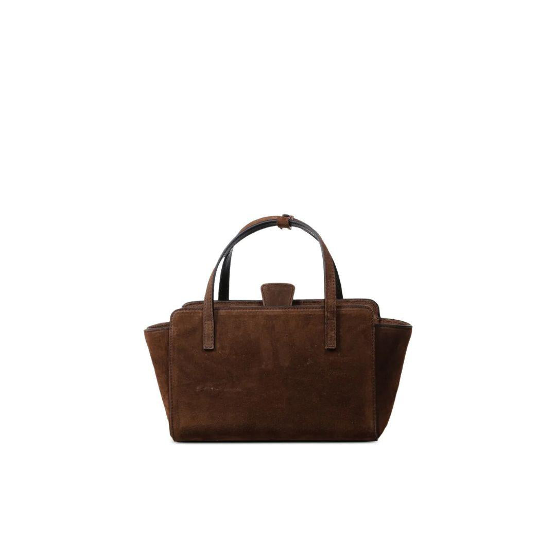 Borsa Flap S suede cioccolato FLAP S SUEDE CHOCOLATE HIDESINS 