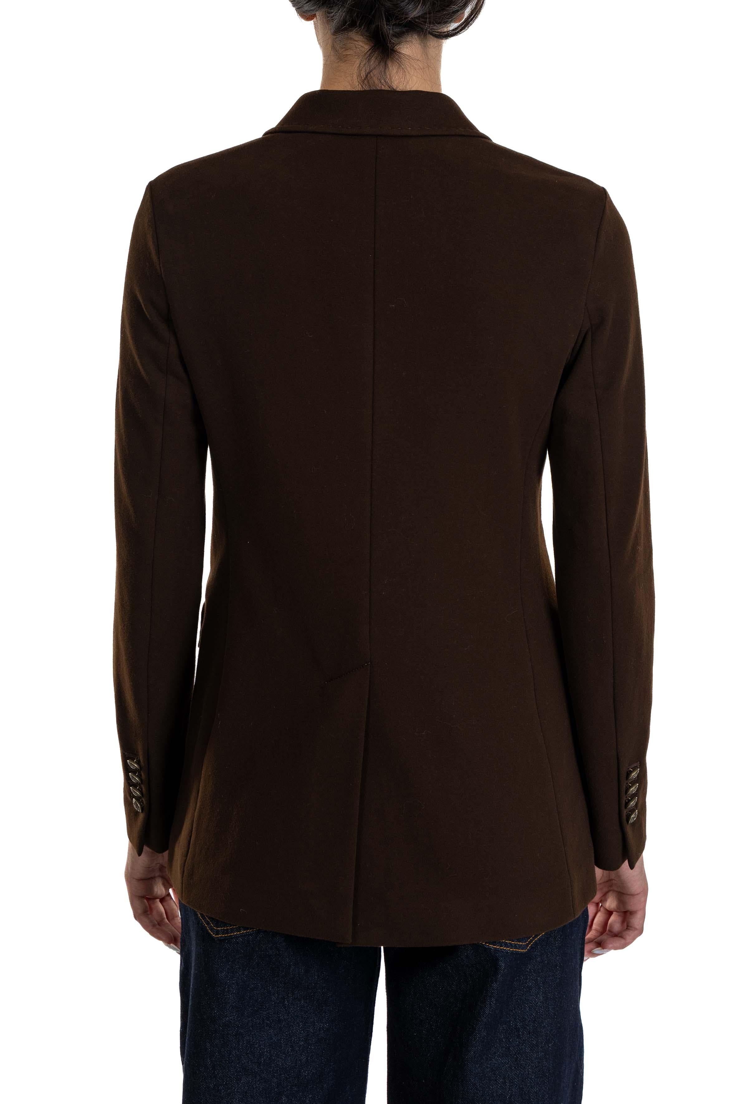 Giacca doppiopetto Marrone FD3612 CORTECCIA CIRCOLO 