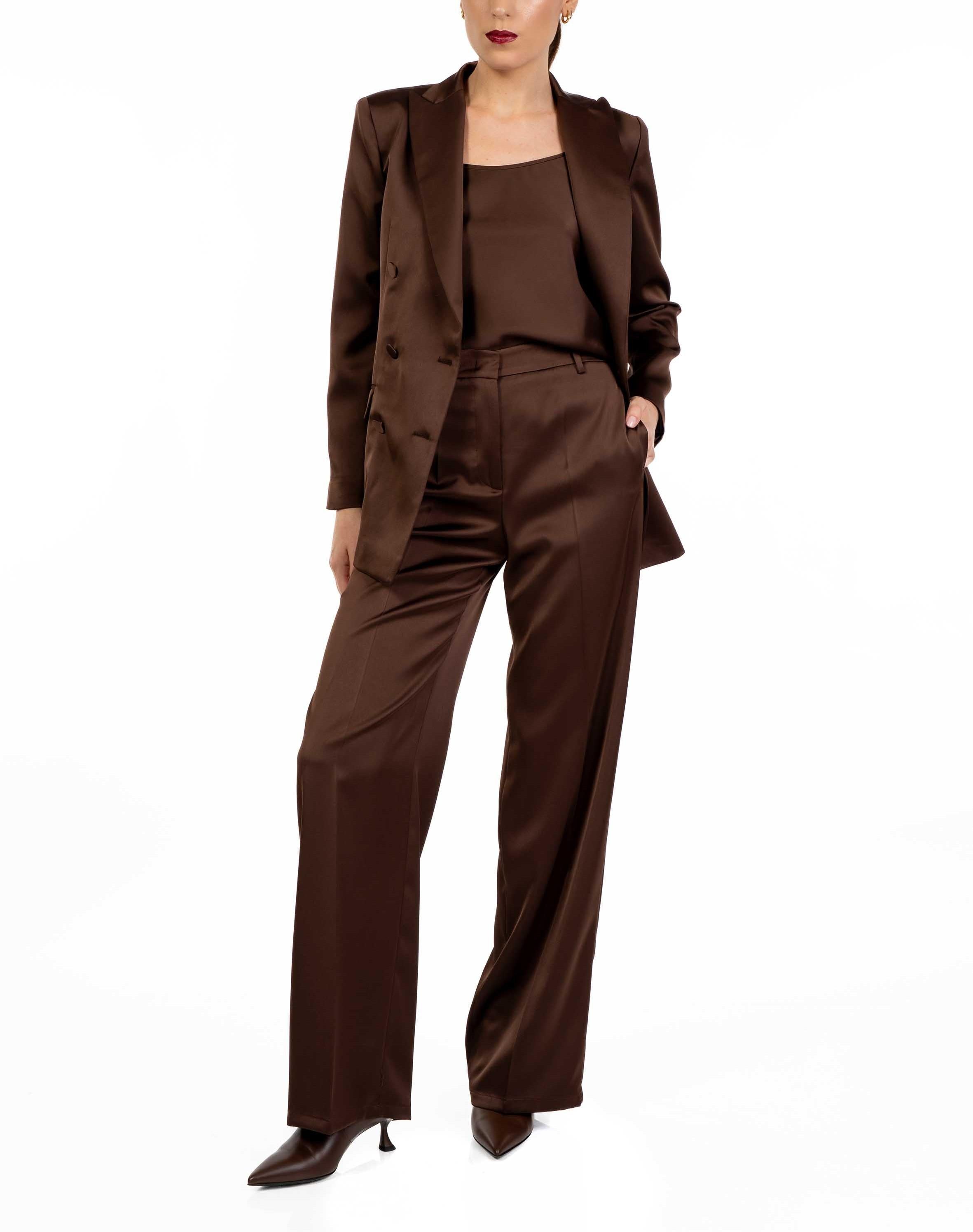 Giacca raso testa di moro 3687 331 CAFFE ALICE MILLER 