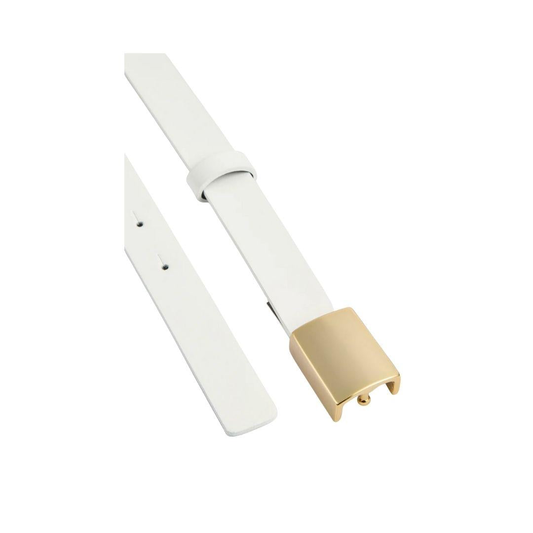 Cintura Alais bianca ALAIS Y6SX25 COCCO SEMICOUTURE 