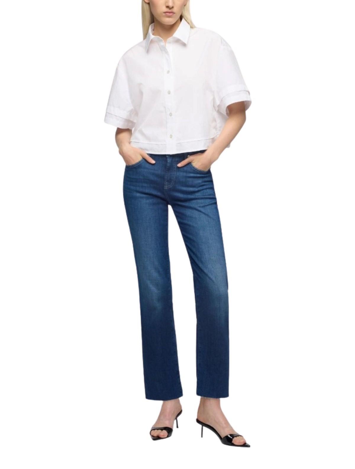 Jeans Calie straight ankle CALIE STRAIGHT ANKLE STORMY DRIFT U73DO 7 FOR ALL MANKIND 