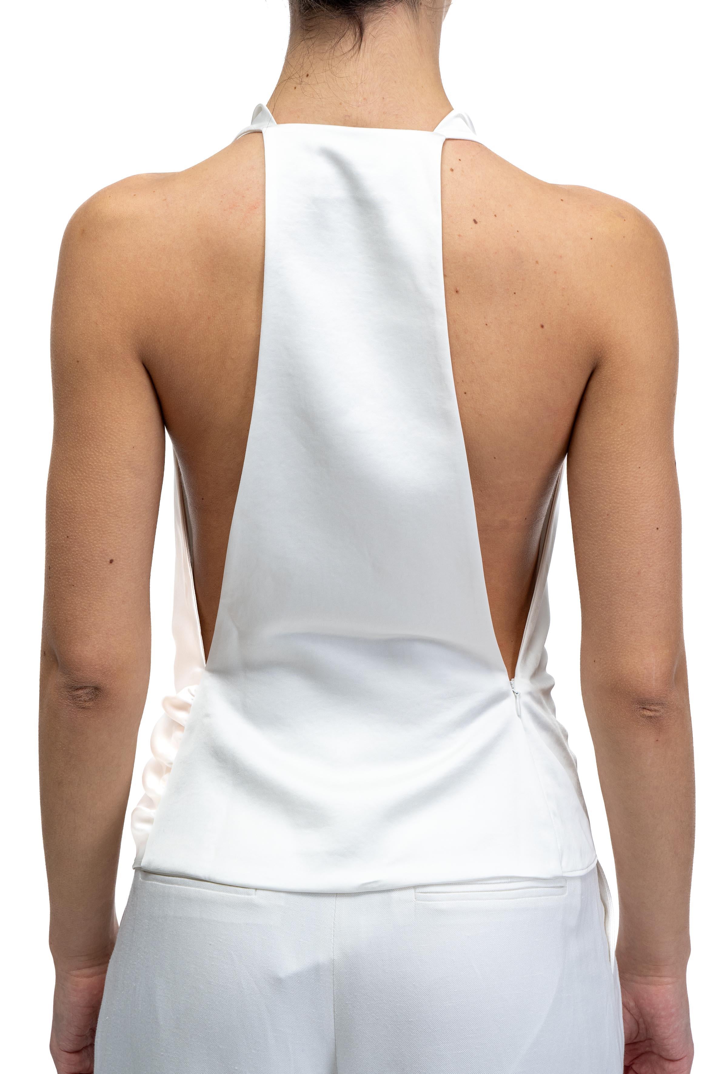 Top Verushka scollo america VERUSHKA TOP OFF WHITE ANDAMANE 