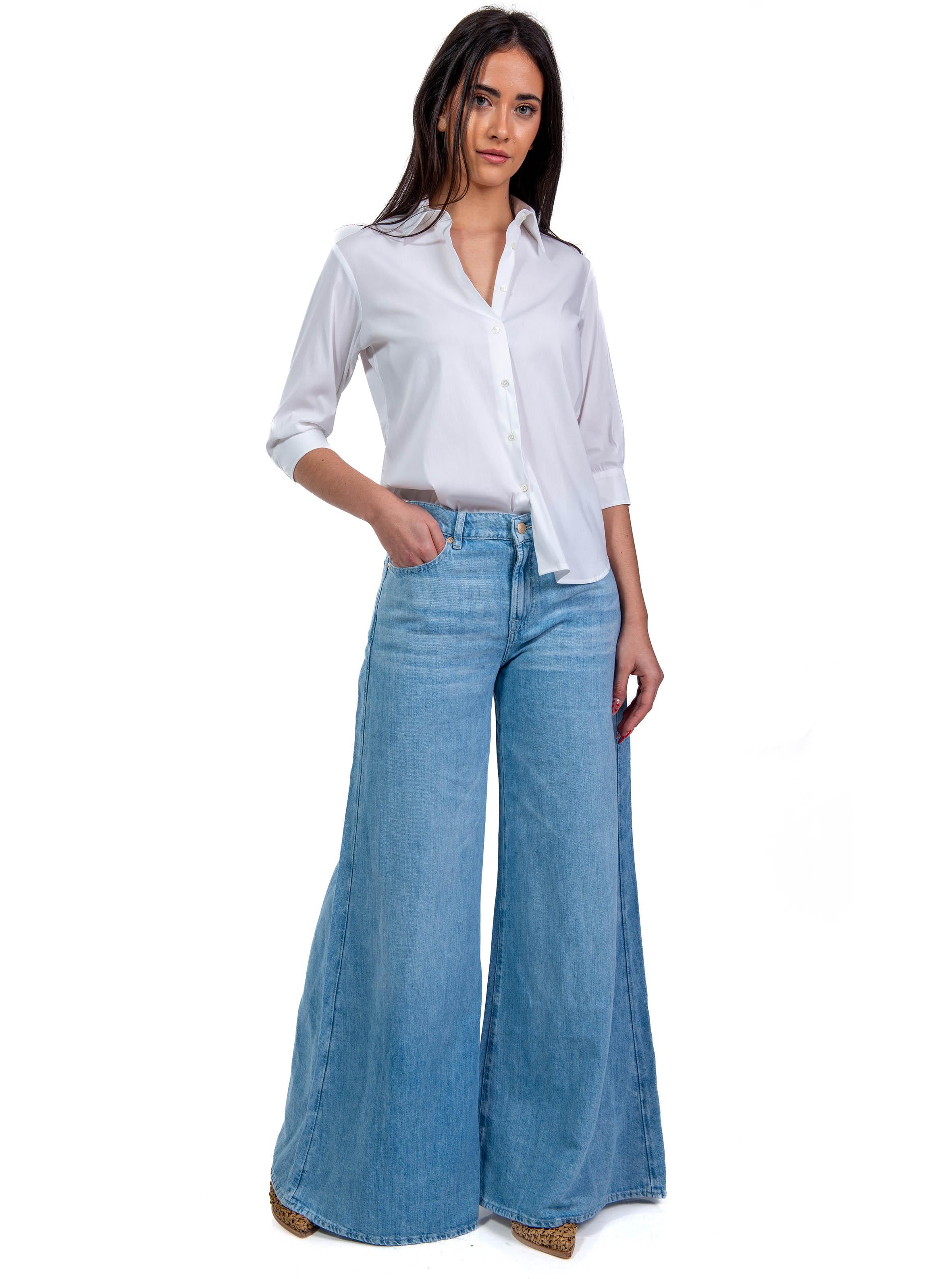 Camicia manica 3/4  bianca 0176 4329 BIANCA ALICE MILLER 