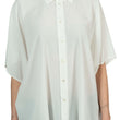Camicia manica ampia bianca