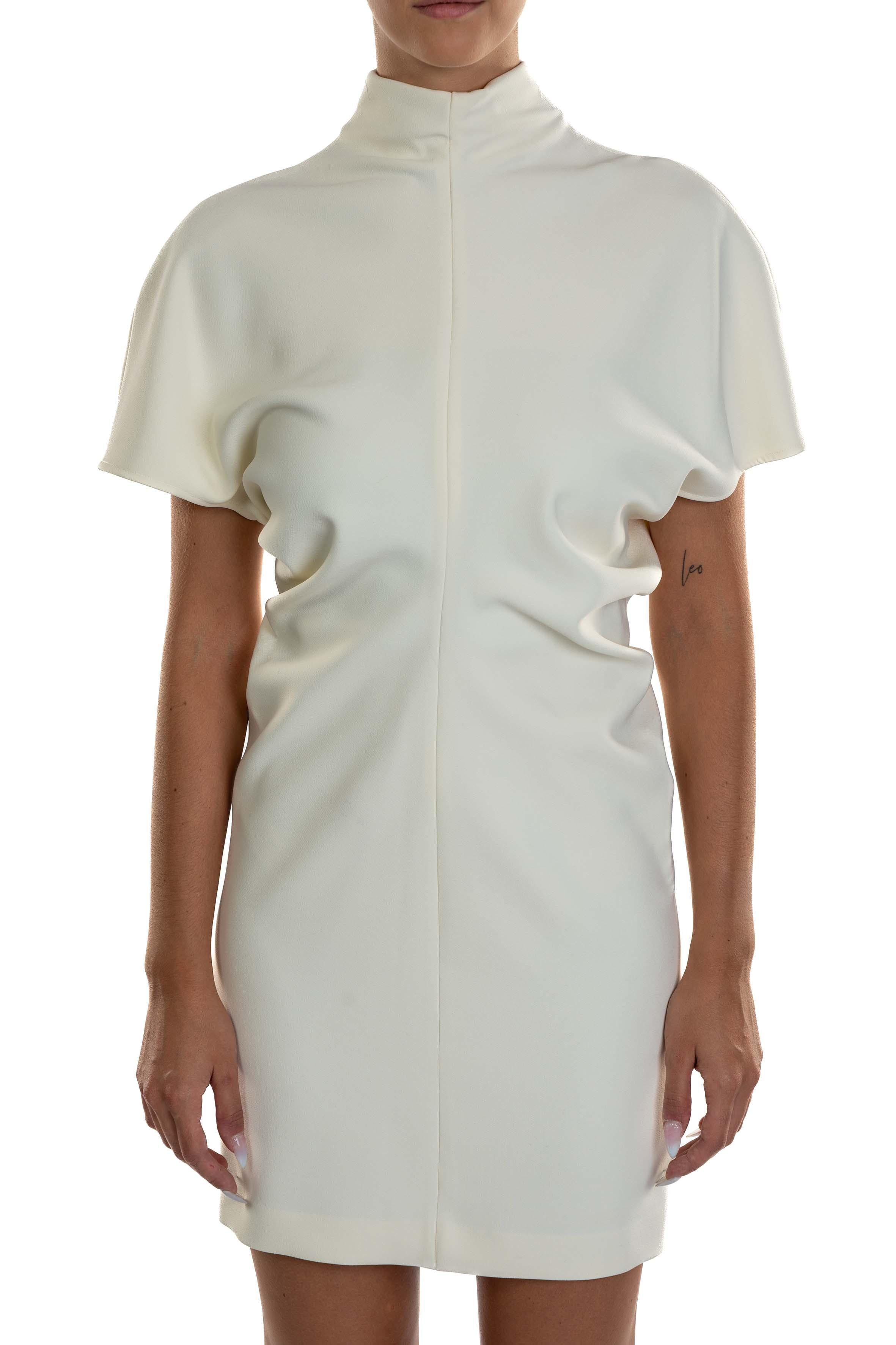 Abito corto cady collo alto 31200 313 LATTE FEDERICA TOSI 