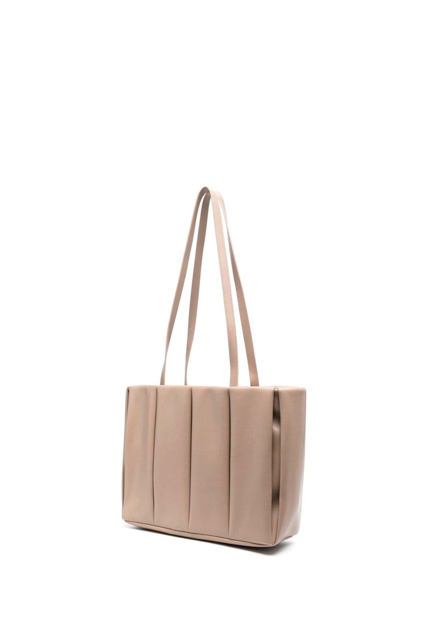 Borsa a spalla trapuntata taupe KORE VEGAN NAPPA T THEMOIRE' 