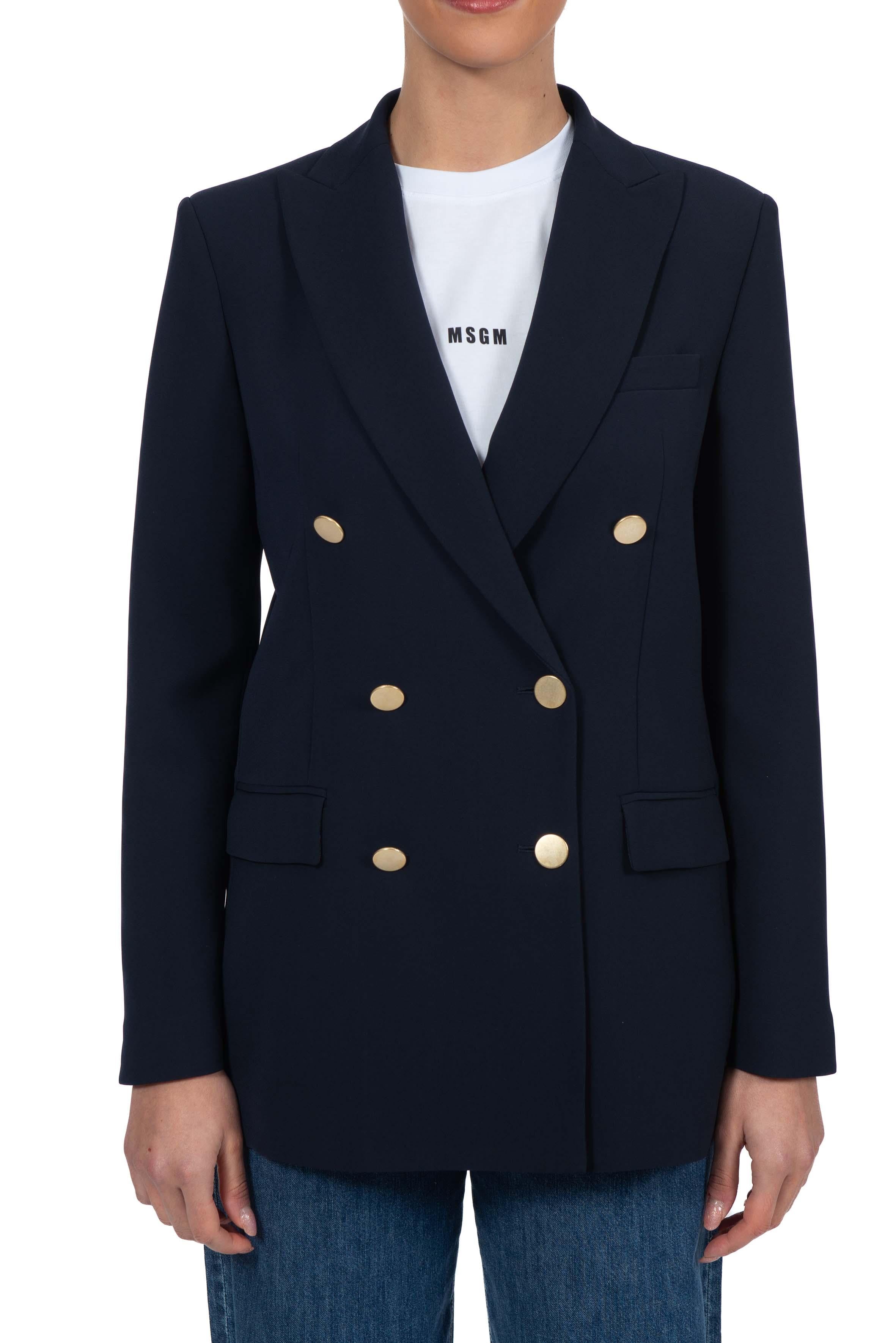 Giacca doppiopetto bottoni oro 3687 2531 NAVY ALICE MILLER 