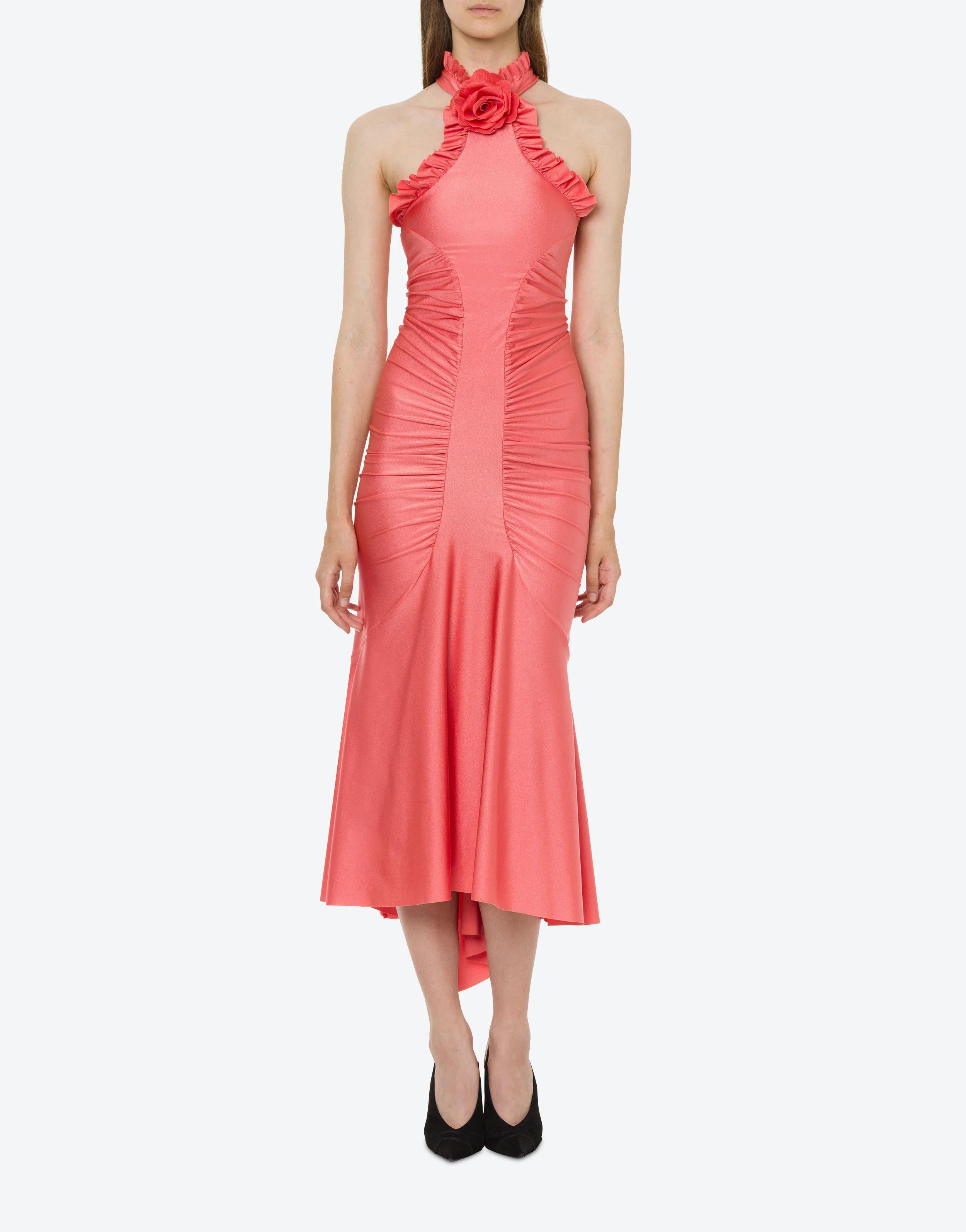 Abito in lycra con spilla bijoux 0433 C PHILOSOPHY 