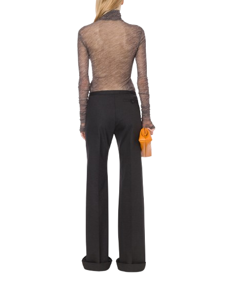 Pantalone a vita bassa grigio 0308 5727 G PHILOSOPHY 
