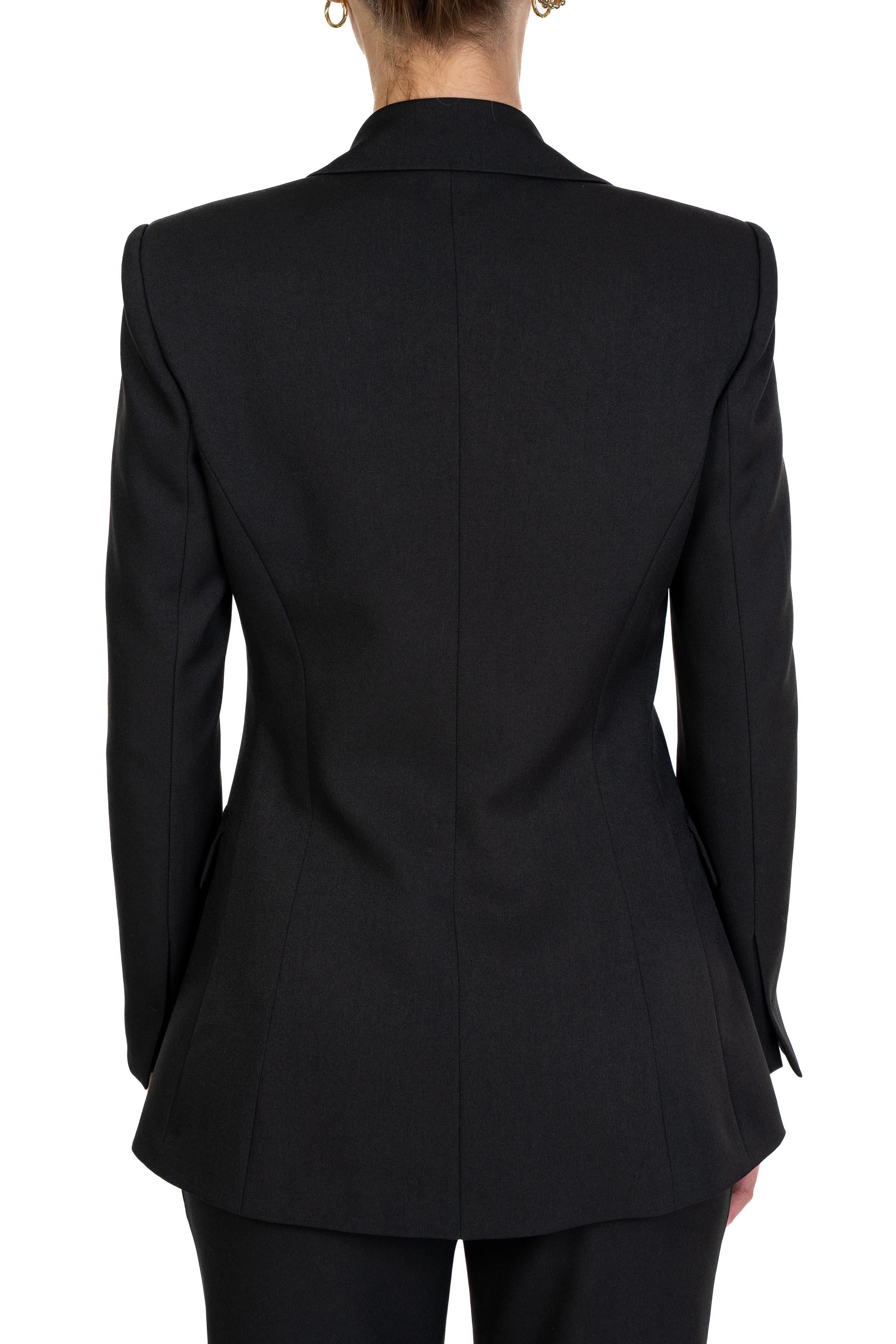 Giacca monopetto nera 4744 4334 NERO ALICE MILLER 