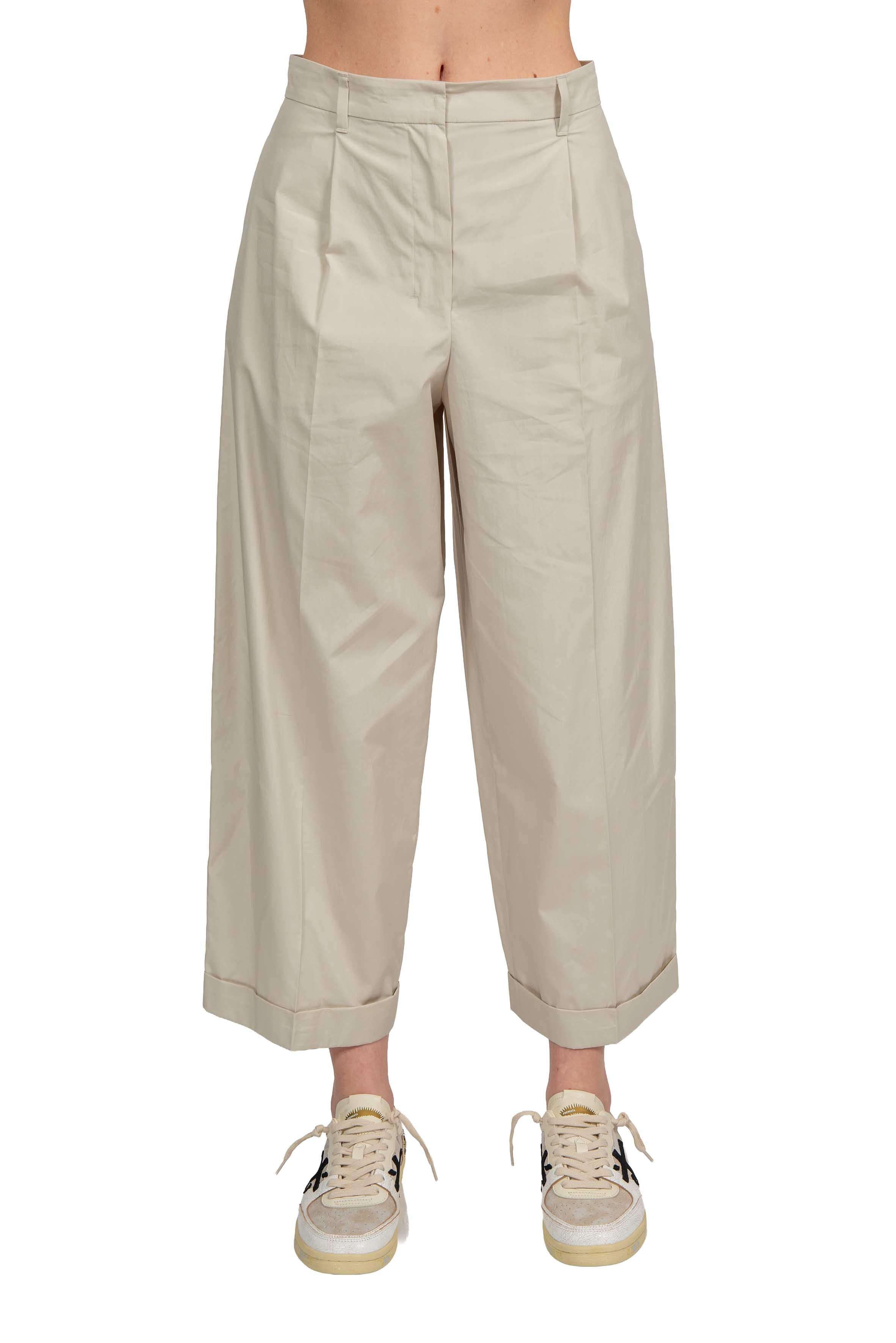 Pantalone Danza in cotone ghiaccio DANZA 057 MAX MARA 