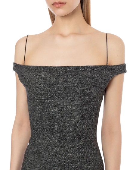 Abito midi grigio C0442 7139 N PHILOSOPHY 
