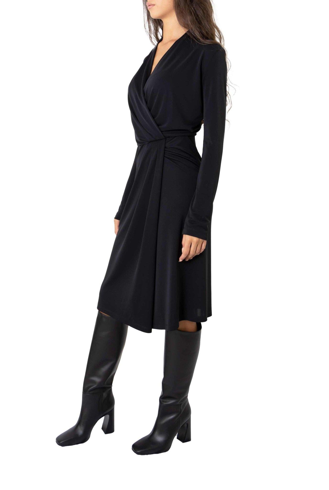 Abito in jersey nero 4081 1926 N ALICE MILLER 