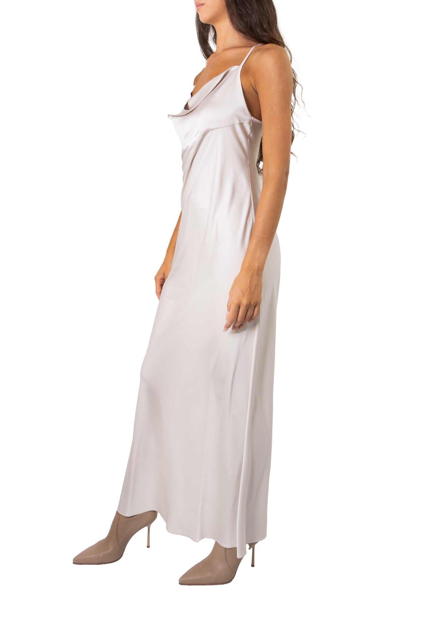 Abito sottoveste satin ghiaccio 57712 G D.EXTERIOR 