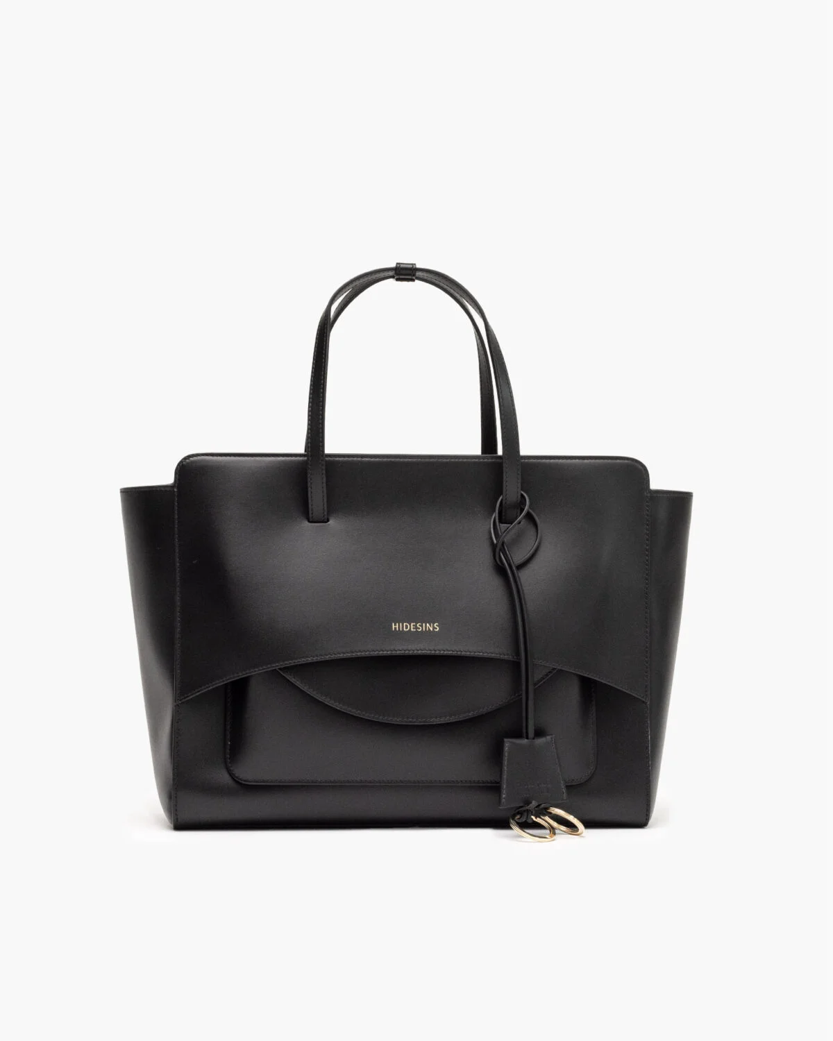 Borsa Flap L nera FLAP L PREMIER BLACK HIDESINS 