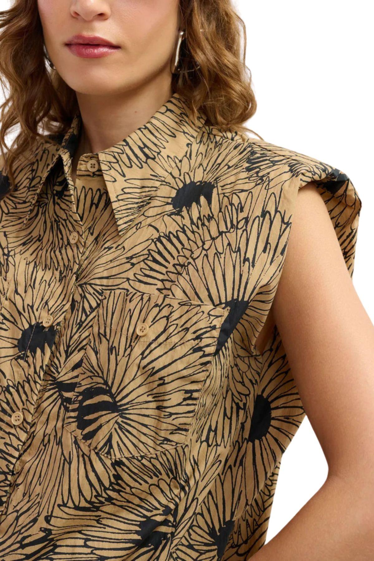 Camicia senza maniche in fantasia JOL COMBO 2 ESSENTIEL ANTWERP 