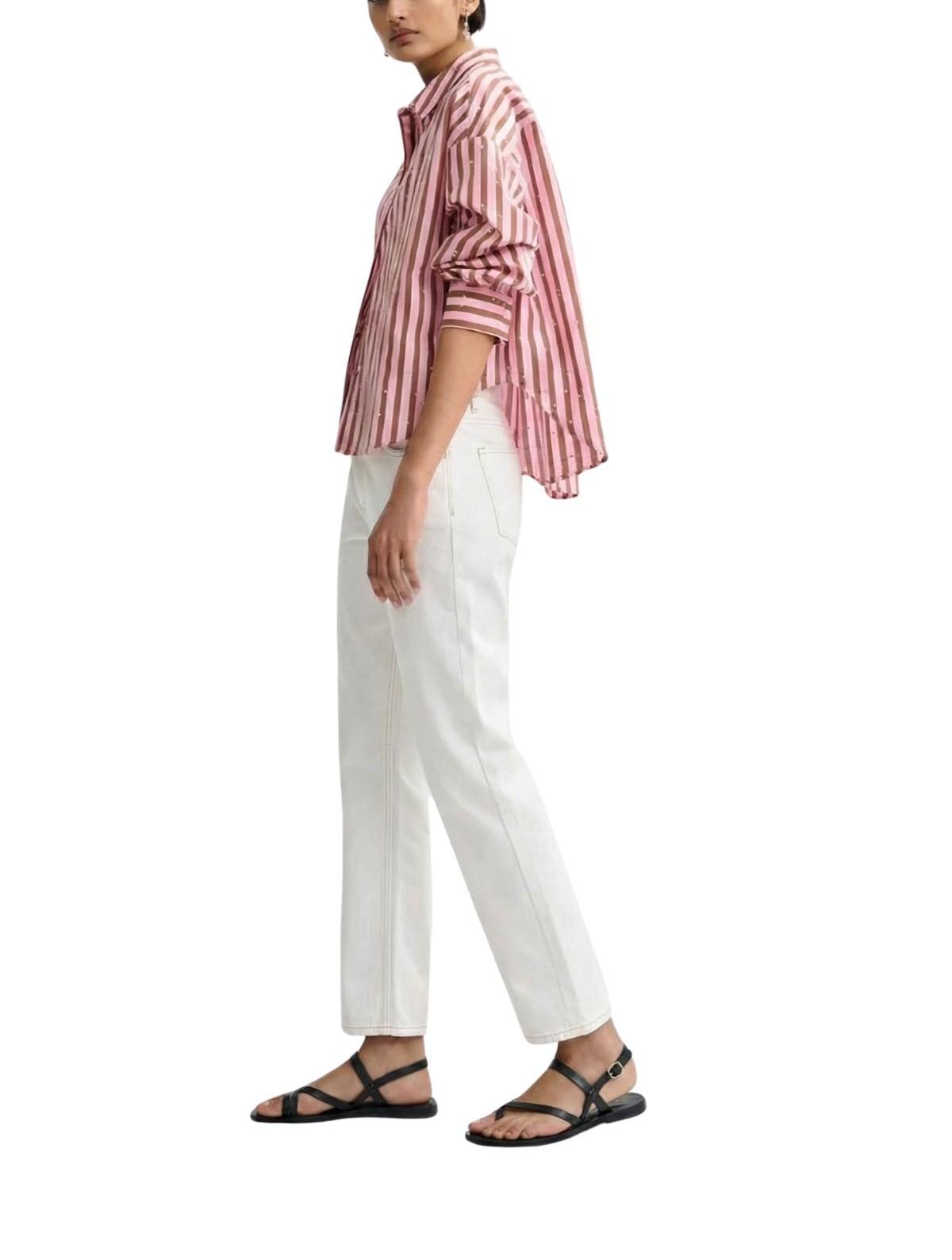 Camicia Jelief a righe rosa JELIEF SHIRT ROSE ESSENTIEL ANTWERP 