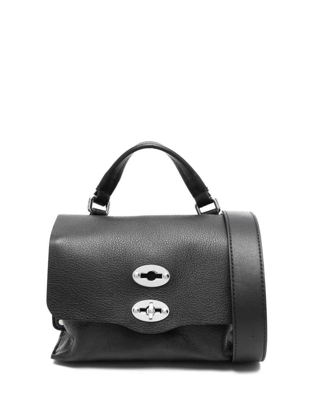 Borsa postina baby in saete nera POSTINA BABY SAETA Z0001 BLACK LAVAGNA ZANELLATO 