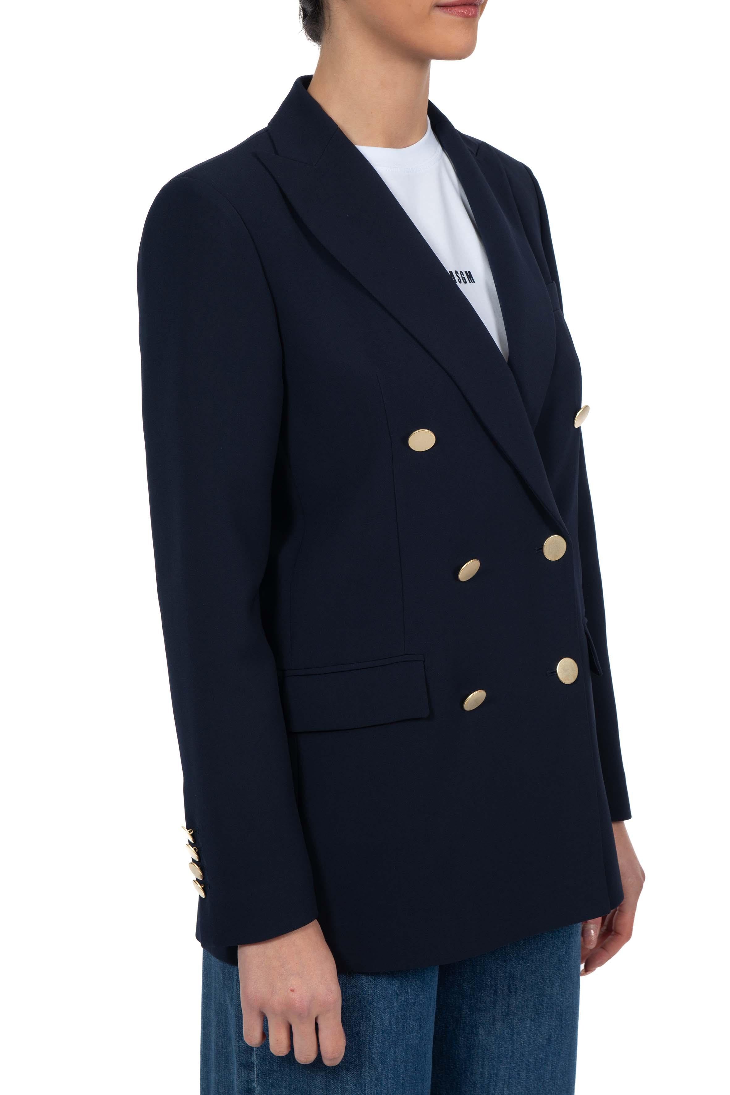 Giacca doppiopetto bottoni oro 3687 2531 NAVY ALICE MILLER 