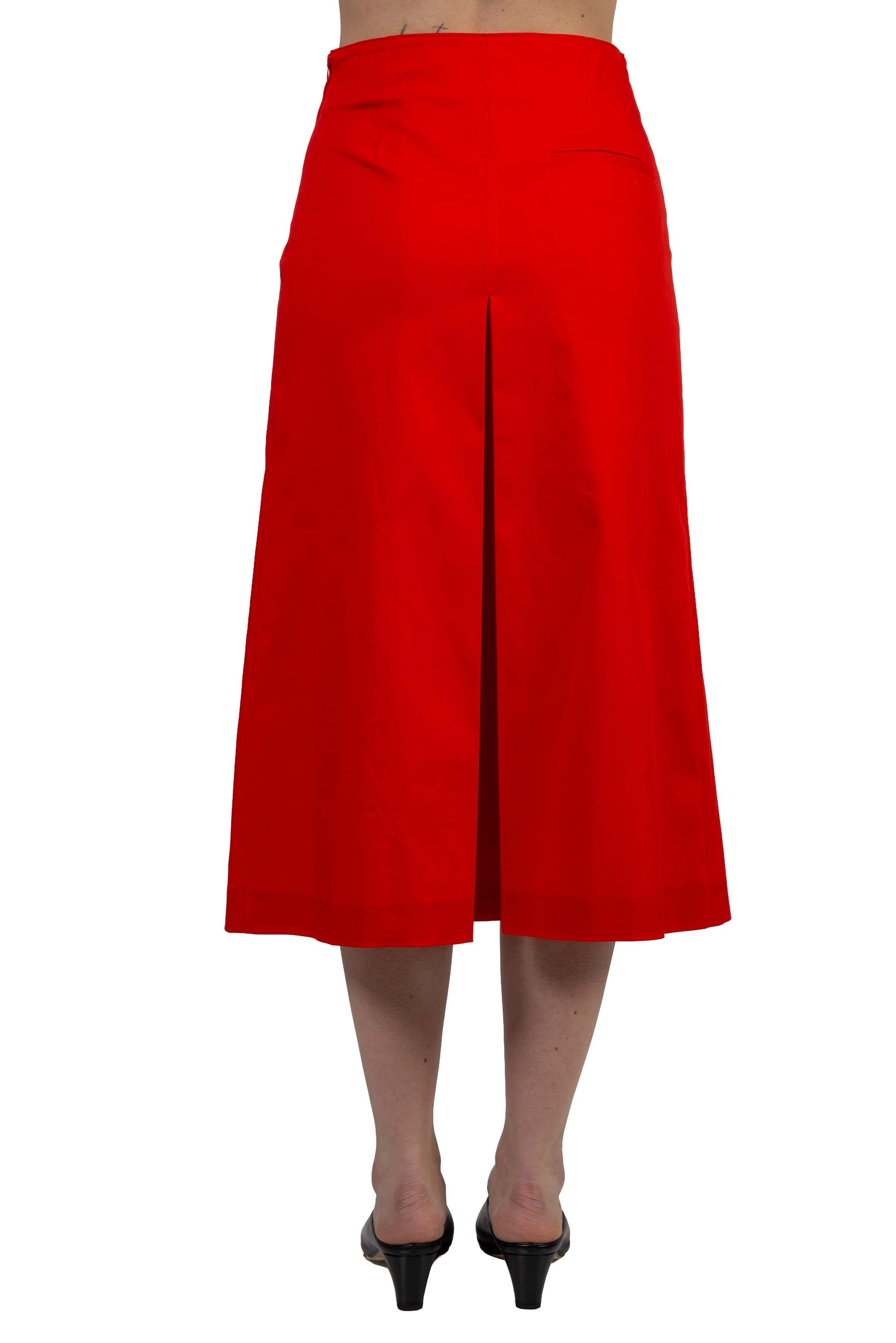 Gonna a pieghe rossa 4894 4153 ROSSA ALICE MILLER 