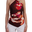 Top Leandra fantasia bordo'