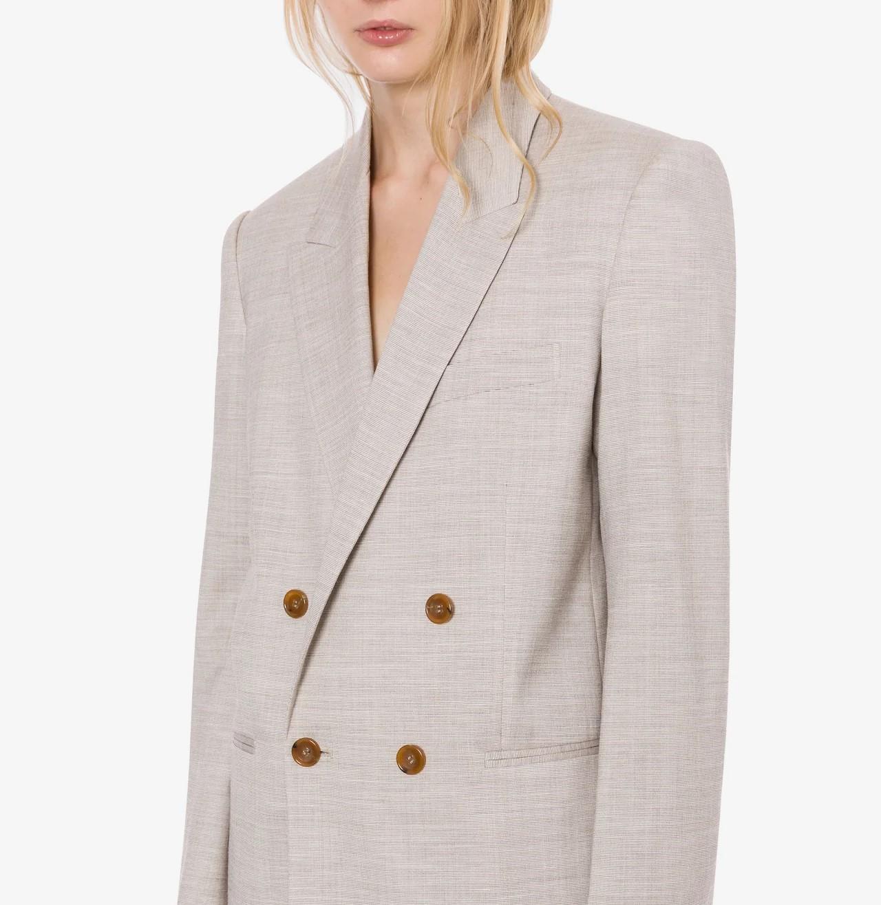 Giacca in  tailored 0503 0726 1002 fantasia bianco PHILOSOPHY 