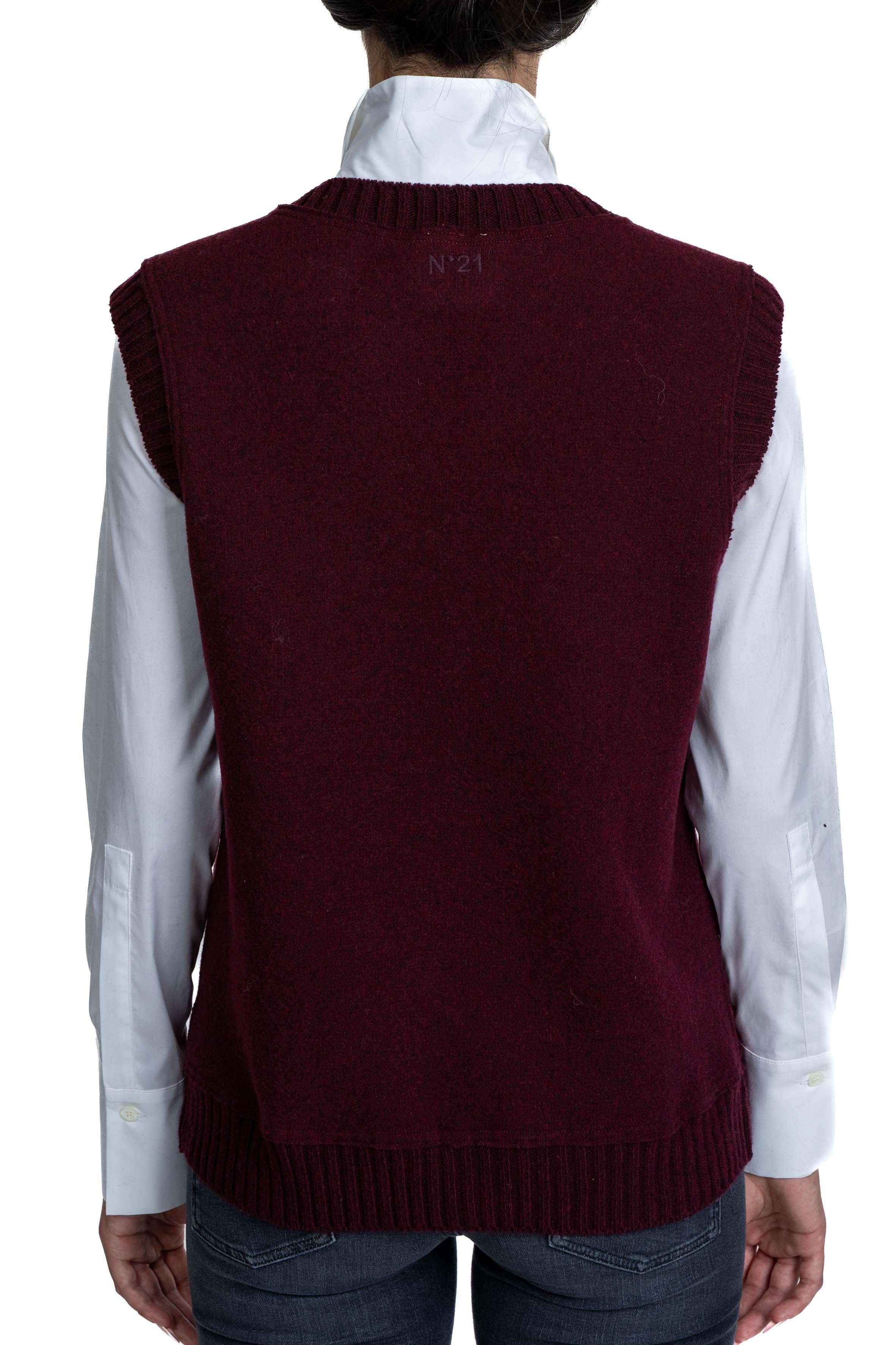 Maglia con rombi E091 RED N° 21 