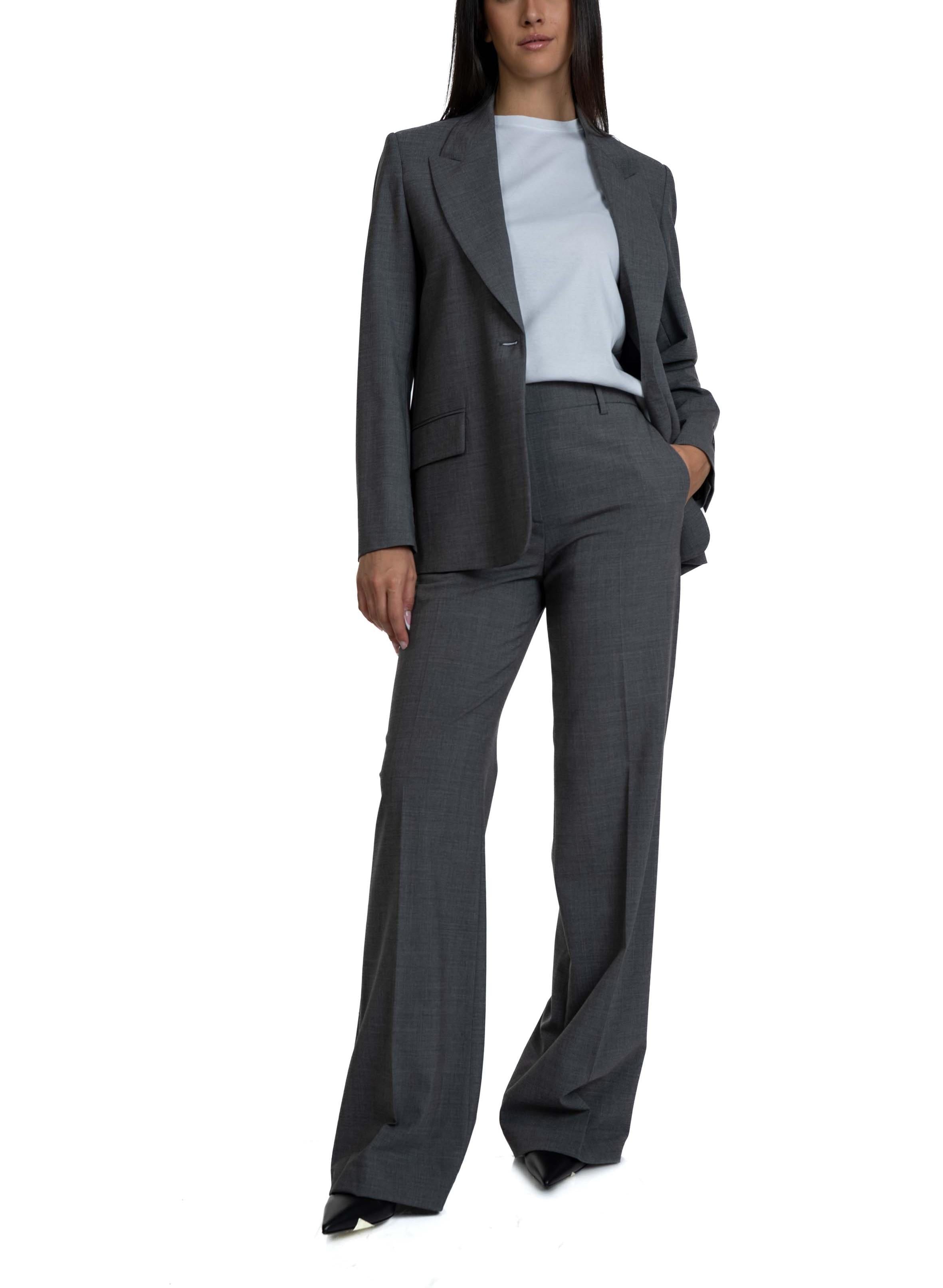 Giacca monopetto grigia mdg23 3941MDG23 GREY MSGM 