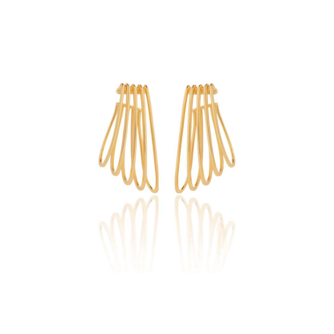 EAR CUFF LA CAGE GOLD EAR CUFF LA CAGE ORO FEDERICA TOSI 